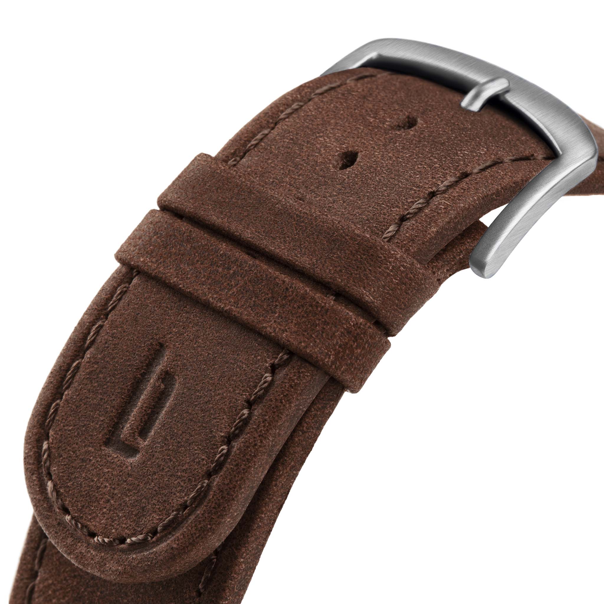 Leather Strap – Dark Brown - Image 2