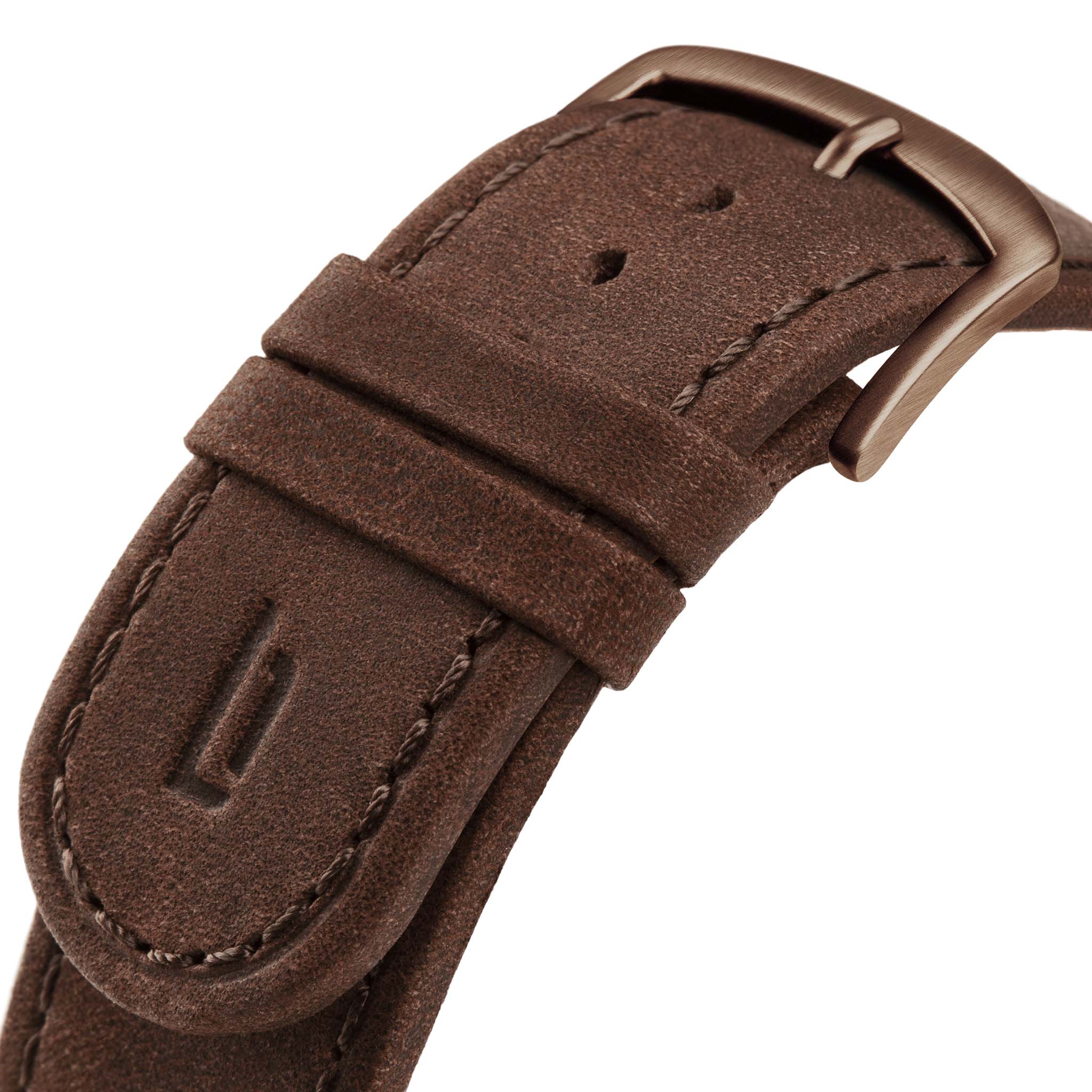 Leather Strap – Dark Brown - Image 2