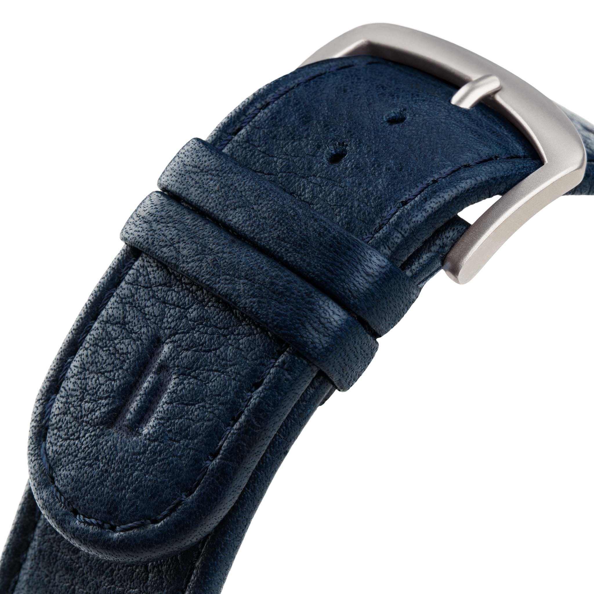 Leather Strap – Dark Blue - Image 2