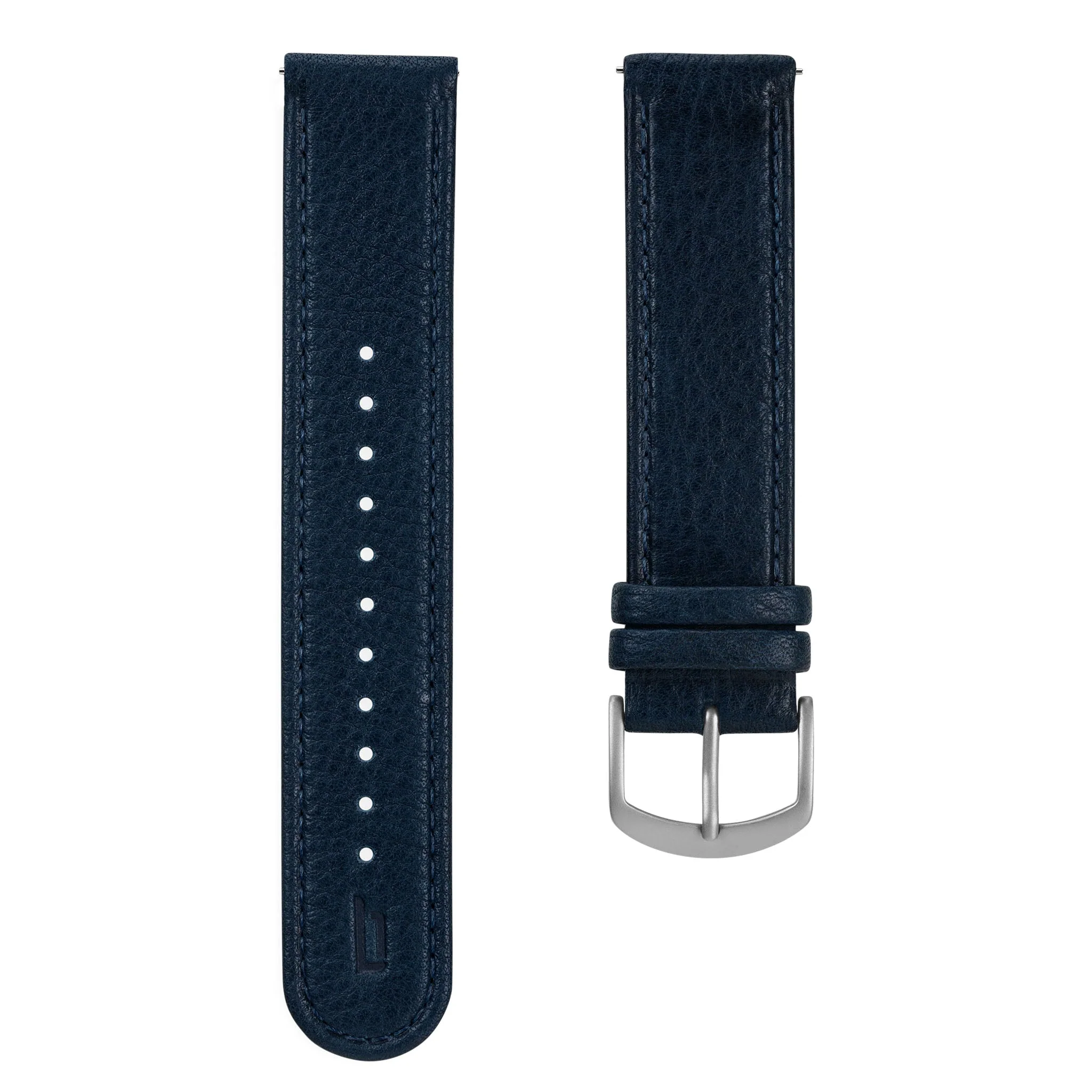 Leather Strap – Dark Blue - Image 3