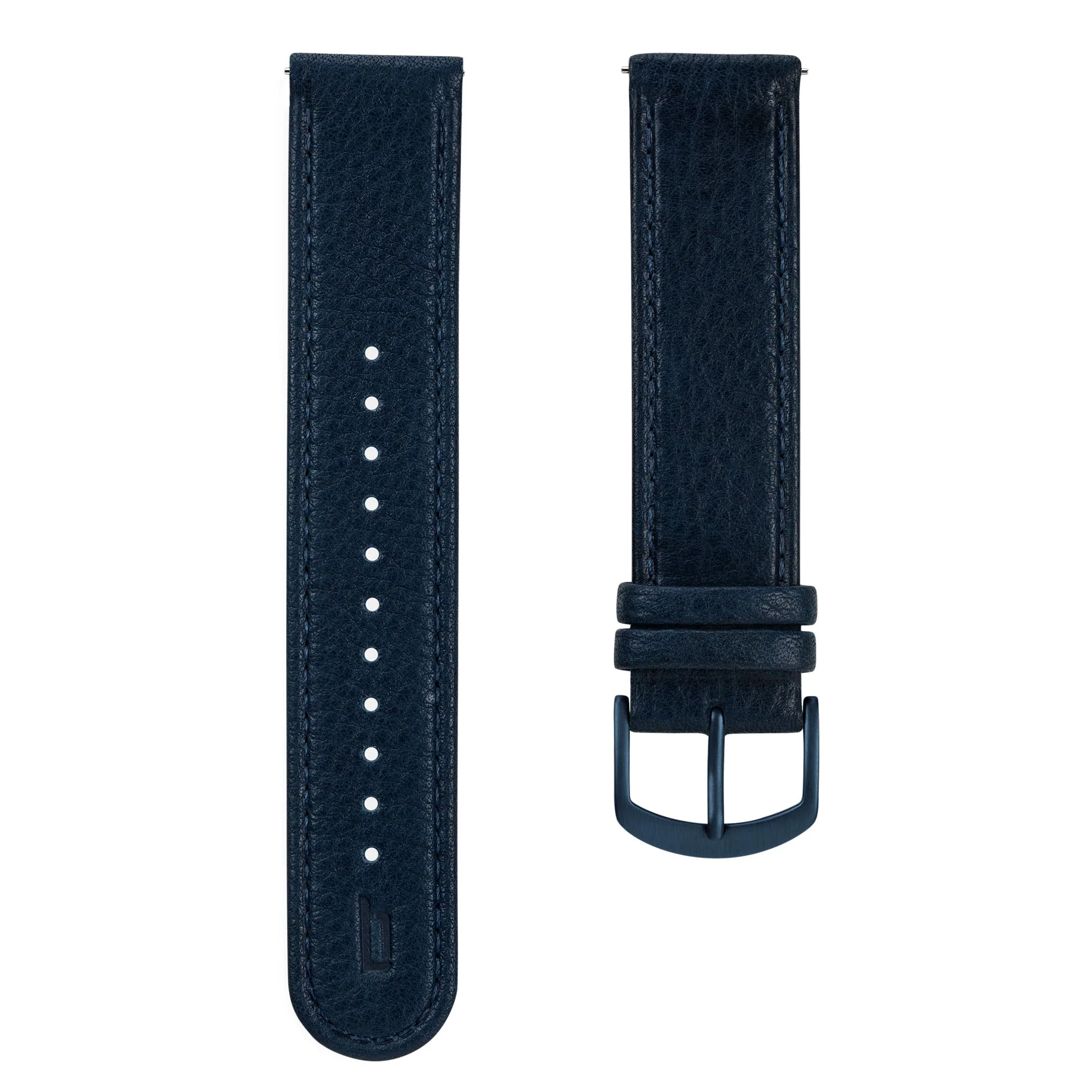 Leather Strap – Dark Blue - Image 3
