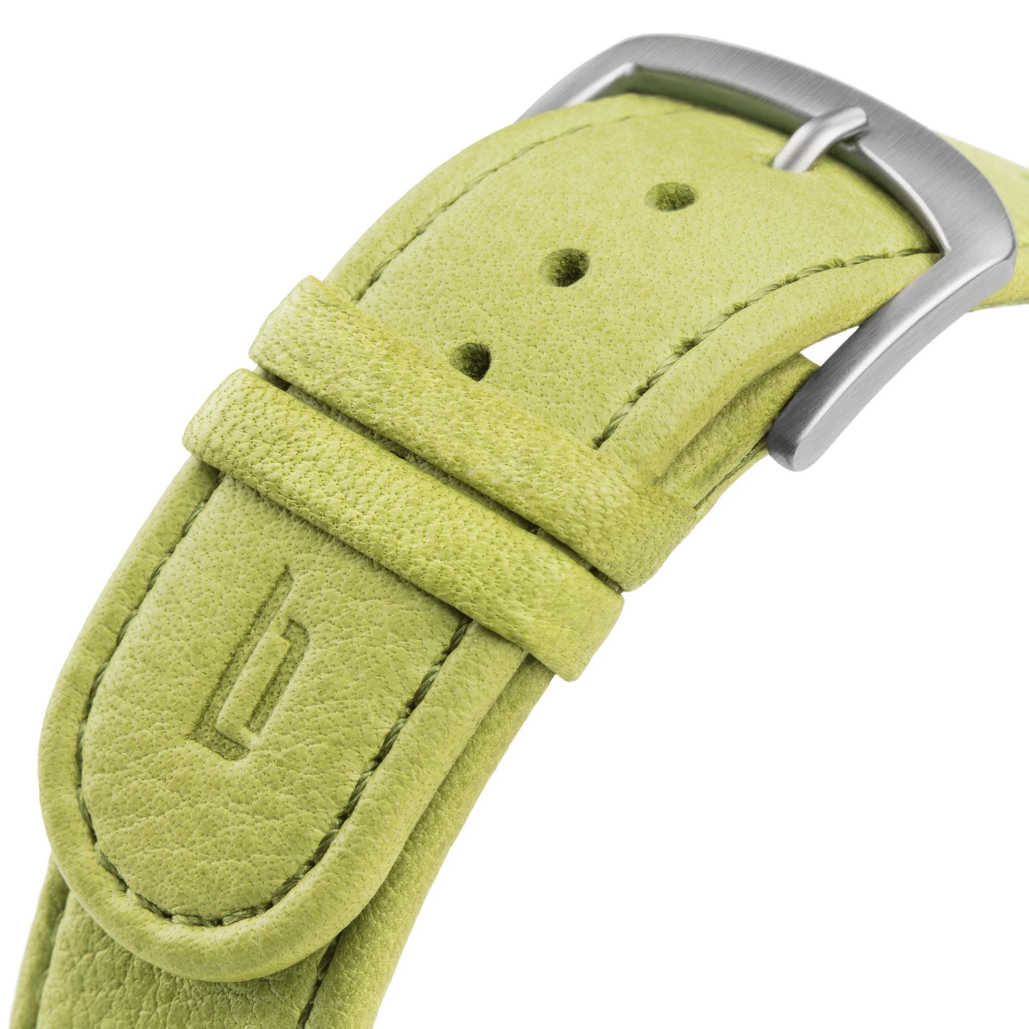 Leather Strap – Light Green - Image 2