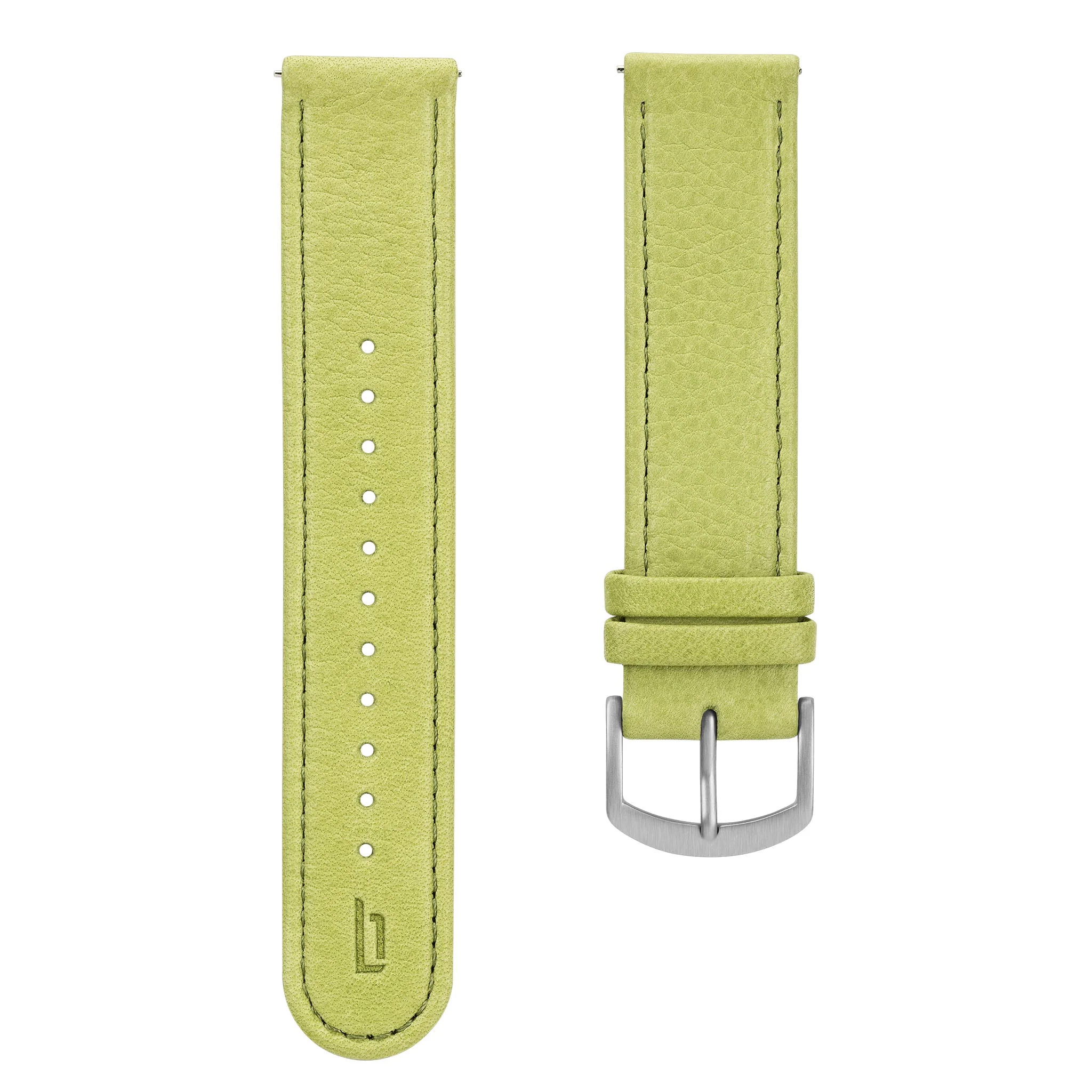 Leather Strap – Light Green - Image 3