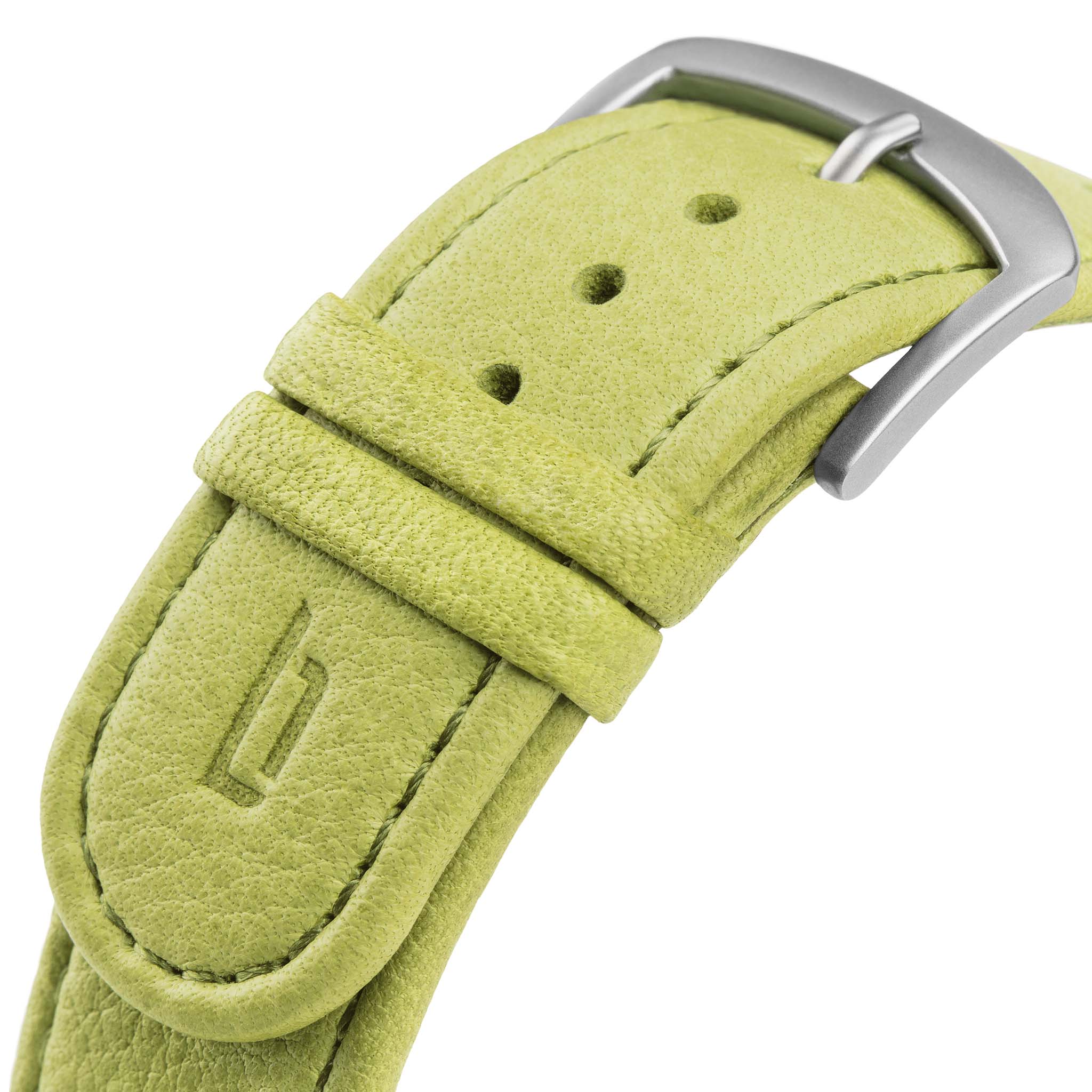 Leather Strap – Light Green - Image 2