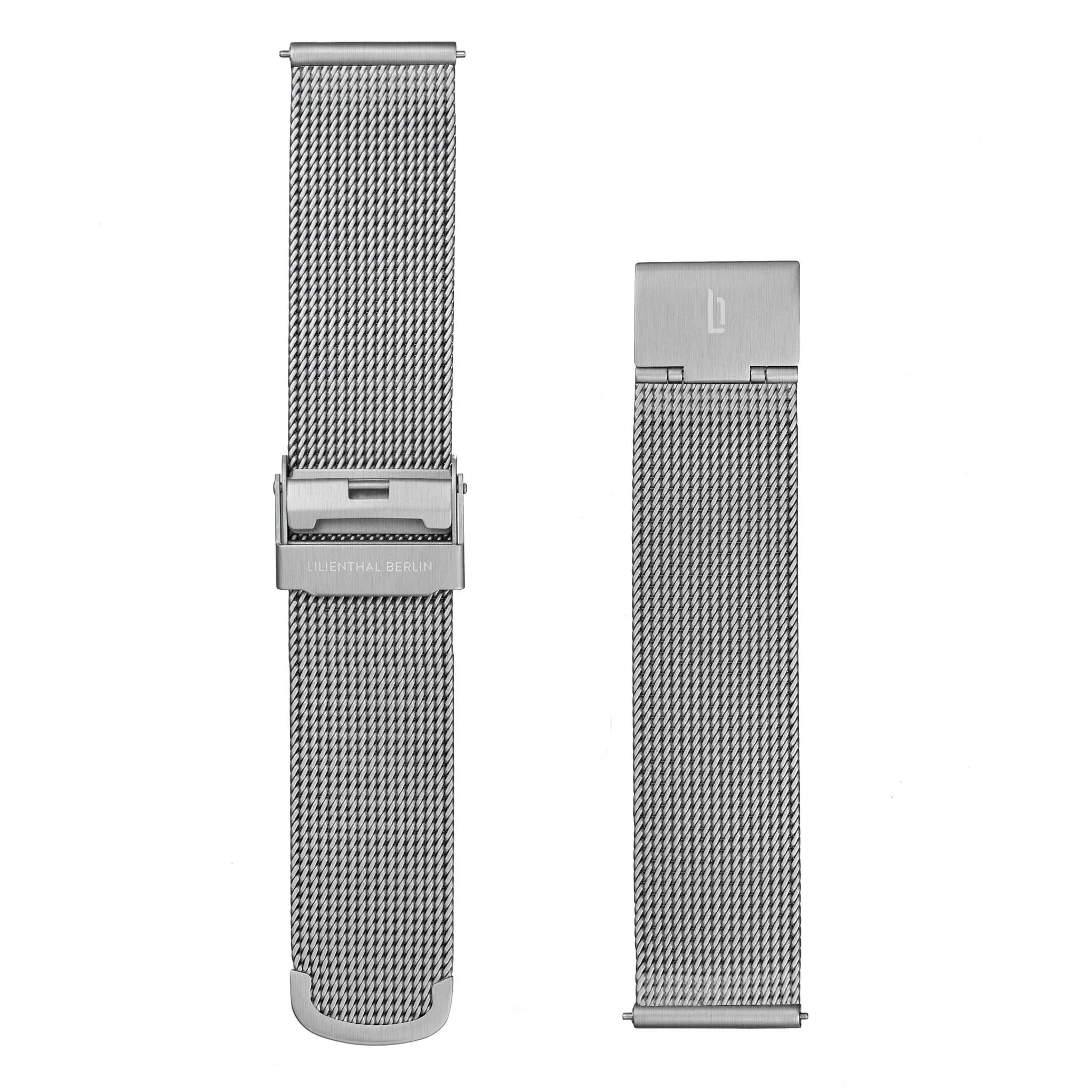 Mesh Strap – Silver Brushed - Image 3