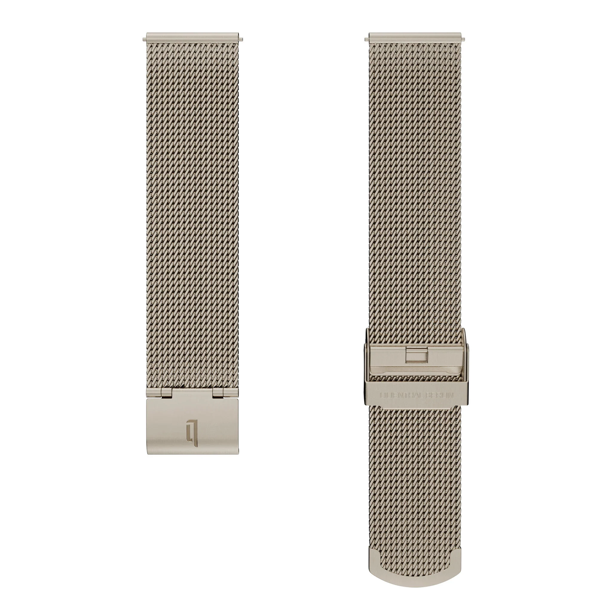 Mesh Strap – Beige Gold Brushed - Image 3