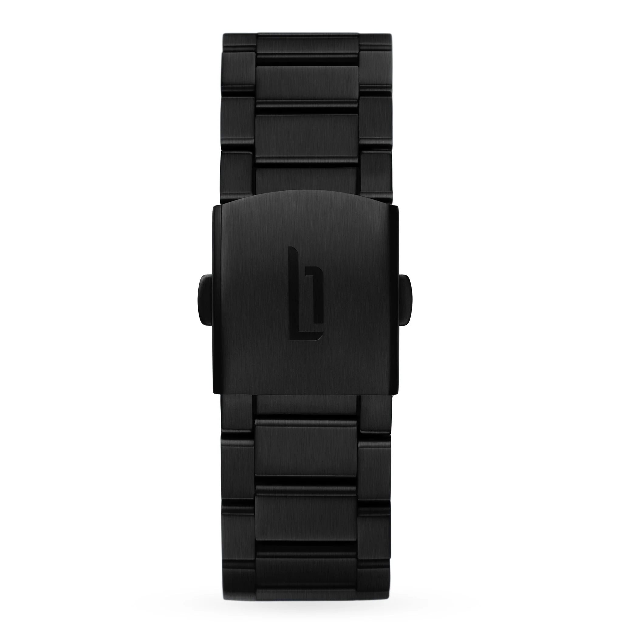 Stainless Steel Strap – Black Brushed