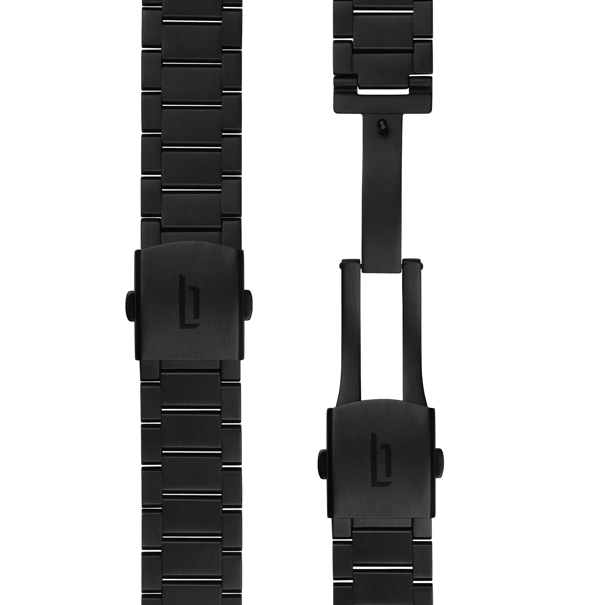 Stainless Steel Strap – Black Brushed - Image 3