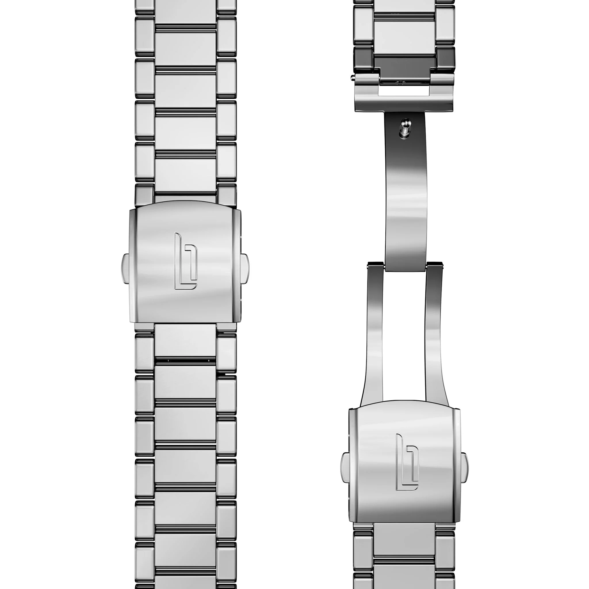 Stainless Steel Strap – Silver Glossy - Image 3