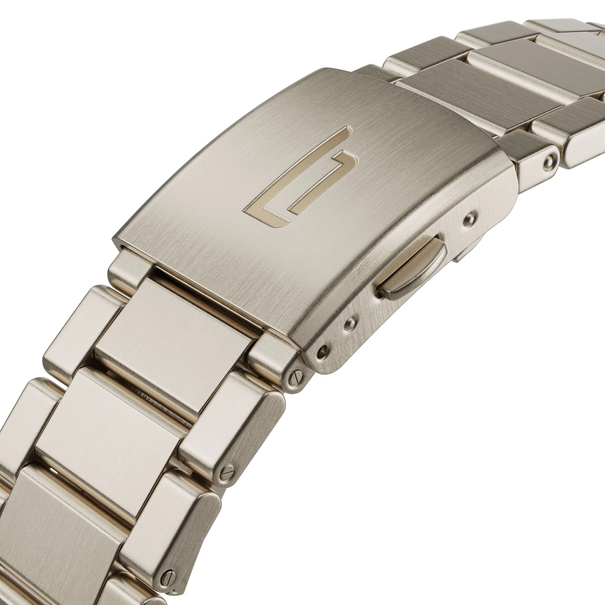 Stainless Steel Strap – Beige Gold Brushed - Image 2