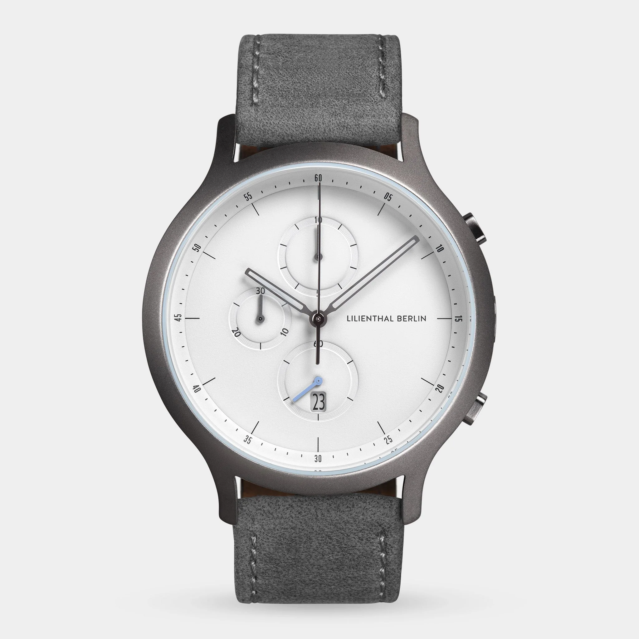Chronograph – Dark Silver White