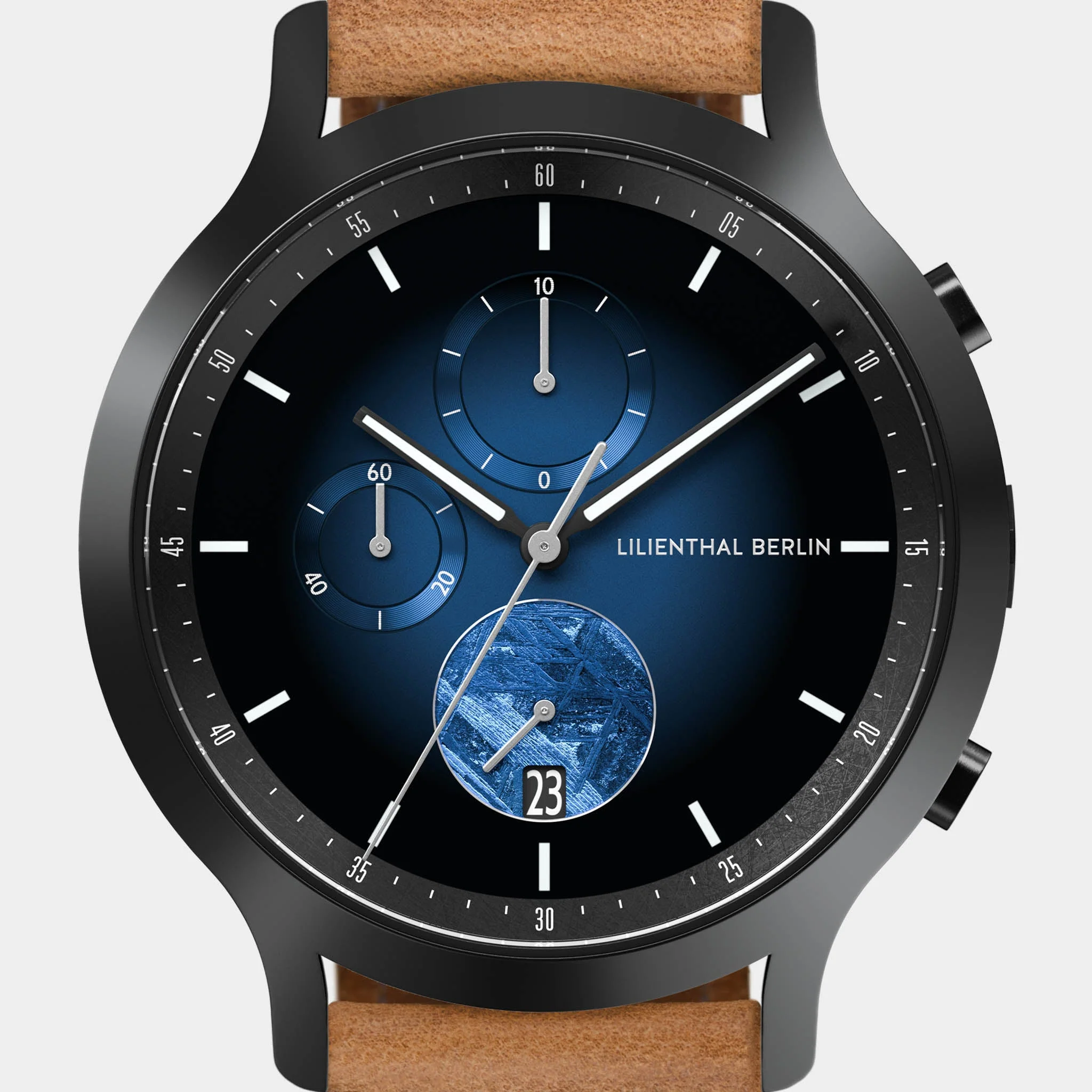 Chronograph Meteorite – Blue Flare - Image 5