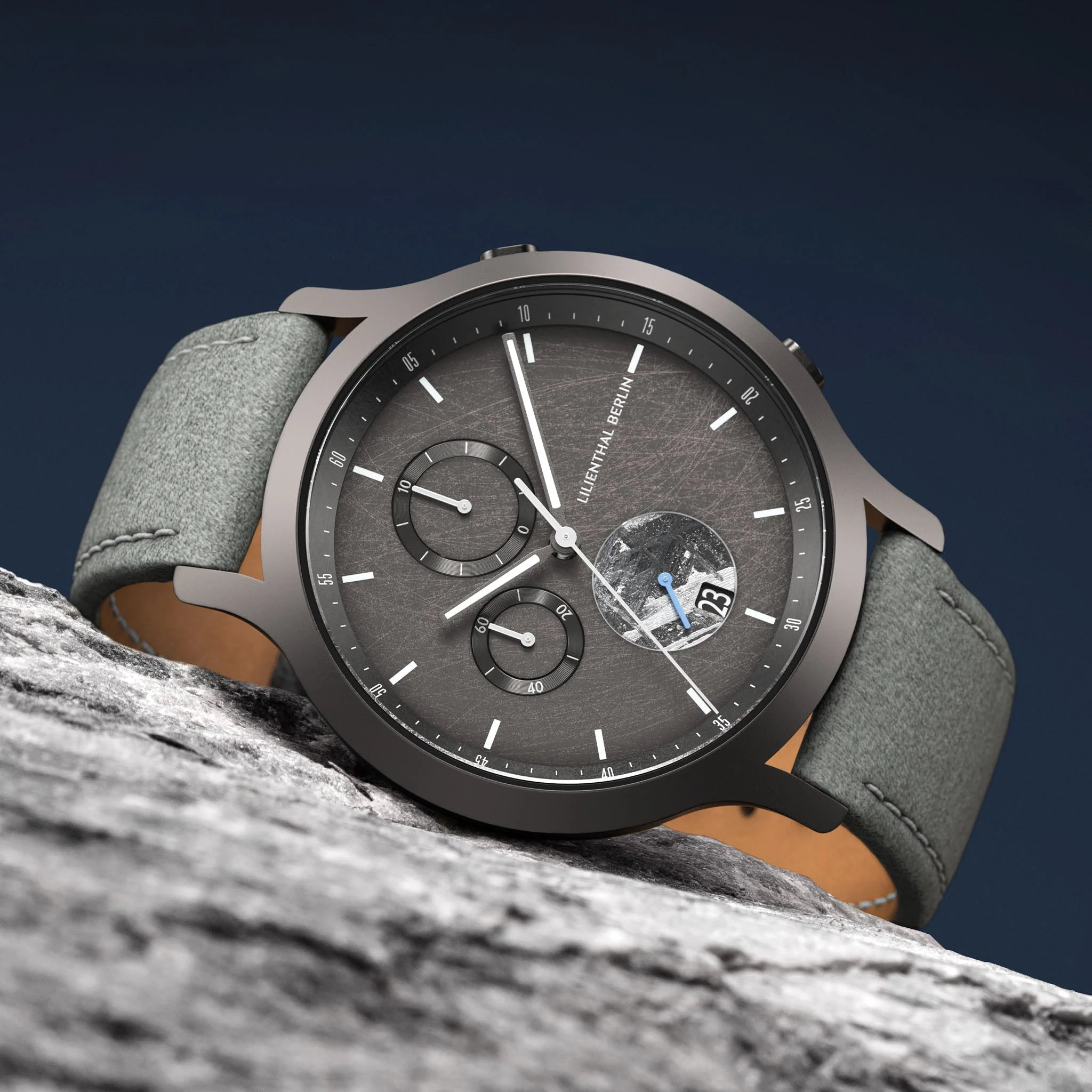 Chronograph Meteorite – Cosmic Gray - Image 3