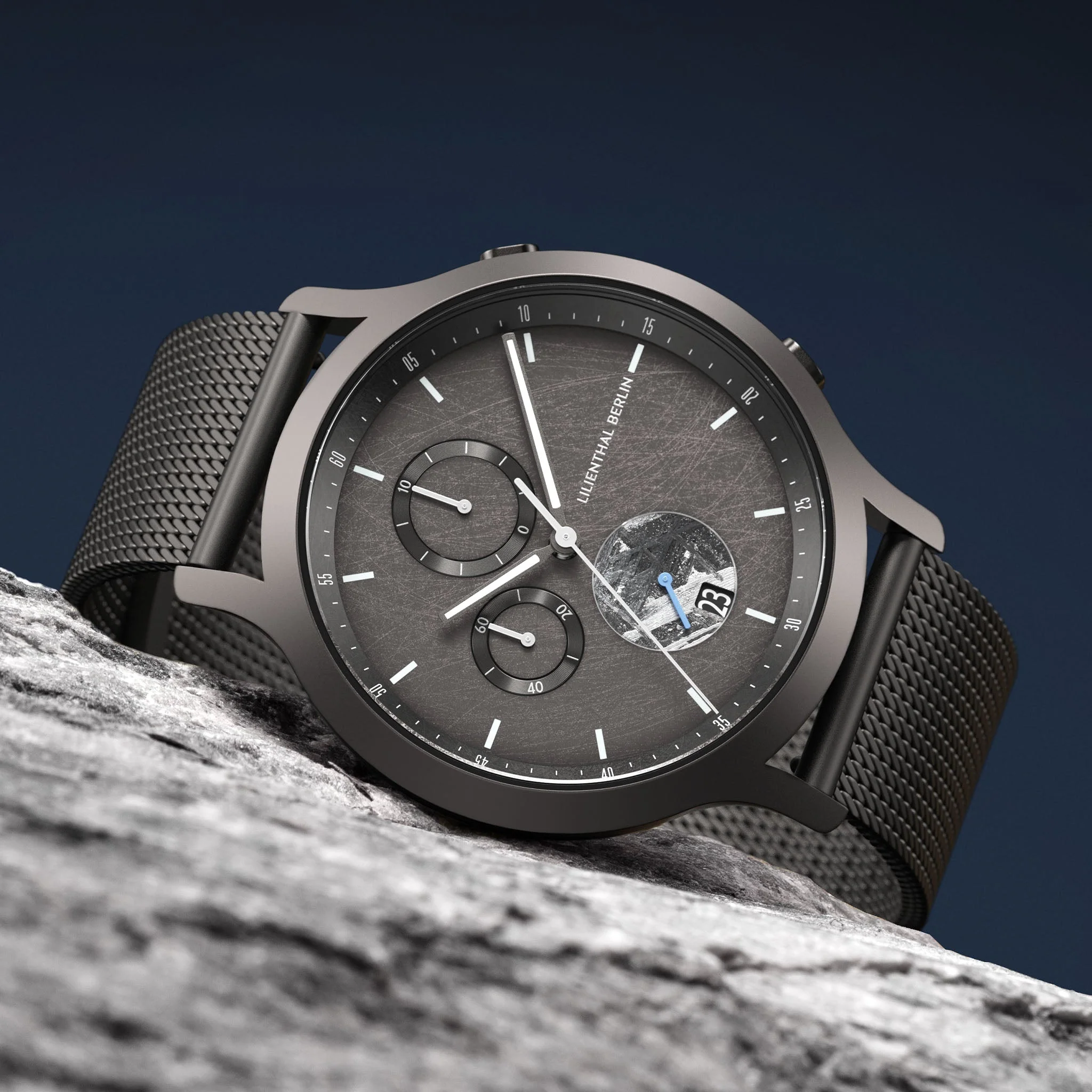 Chronograph Meteorite – Cosmic Gray - Image 3
