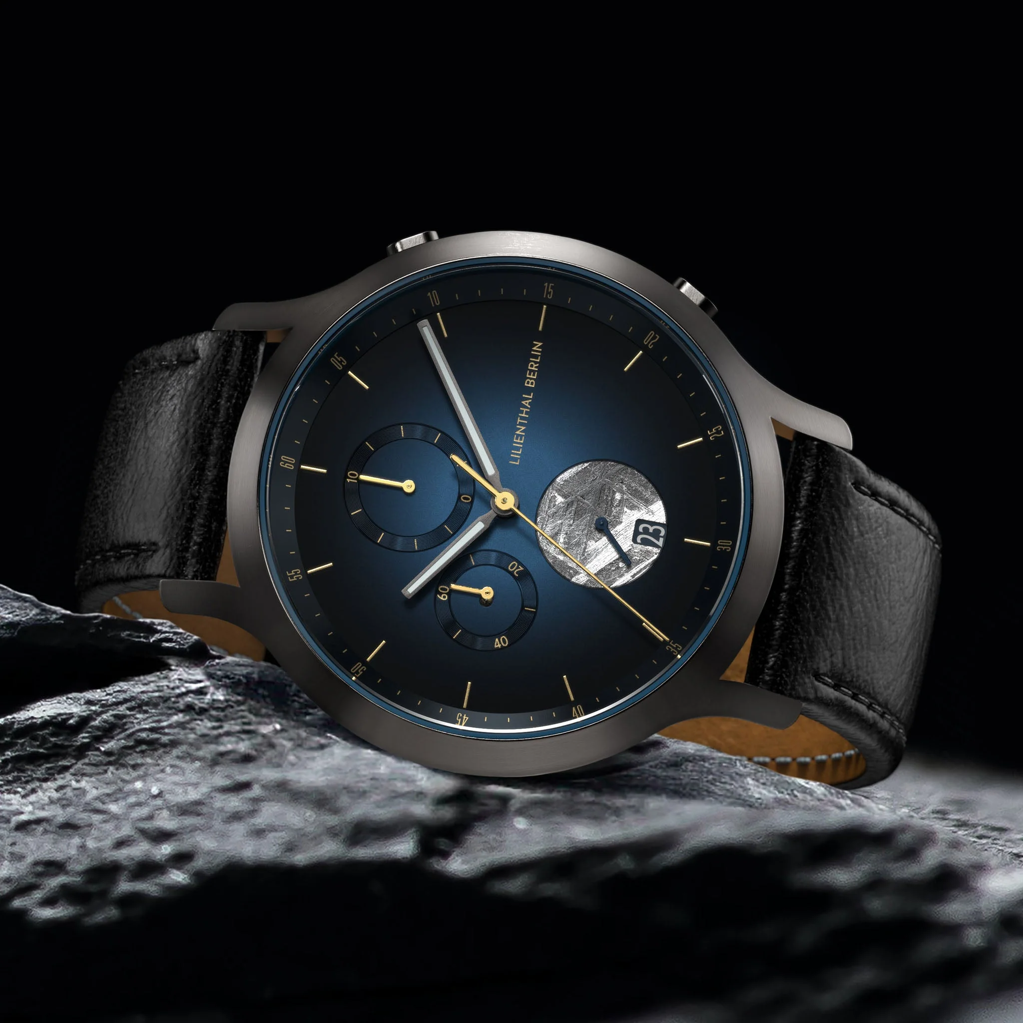 Chronograph Meteorite – Midnight Gold - Image 3