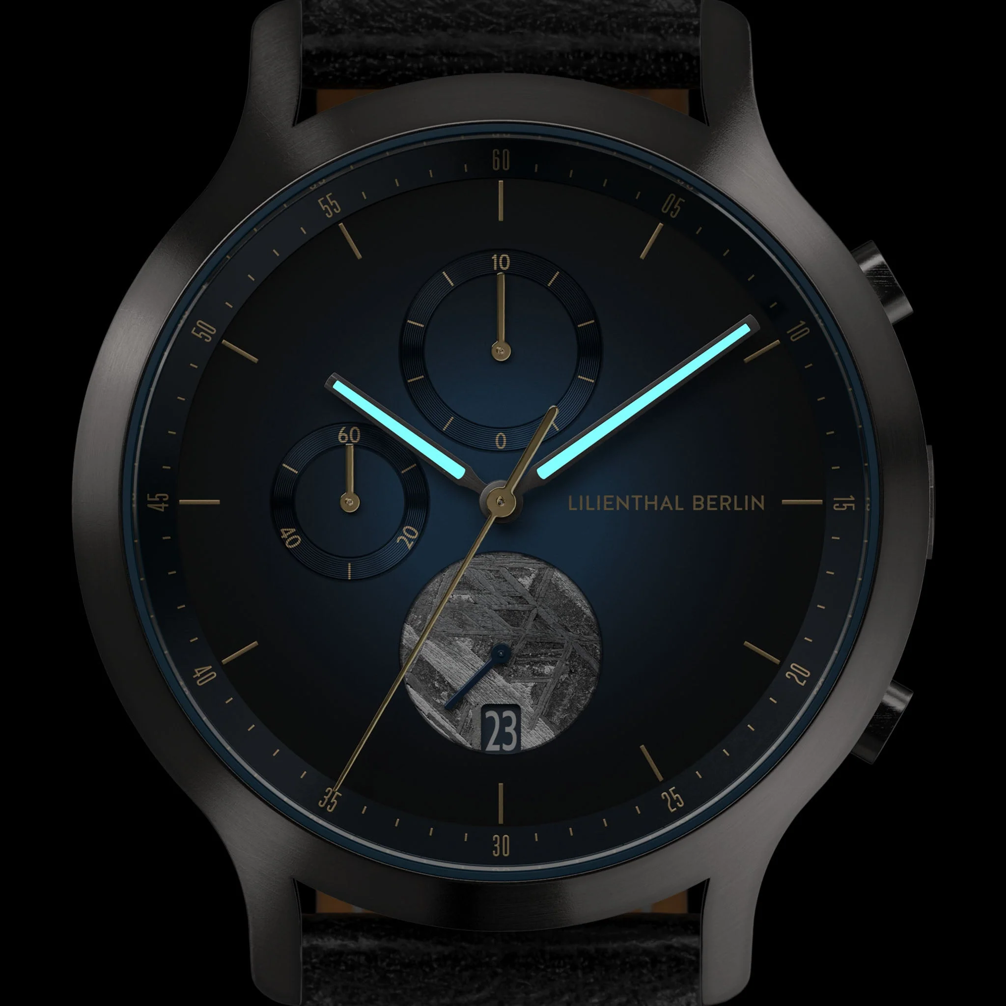 Chronograph Meteorite – Midnight Gold - Image 6