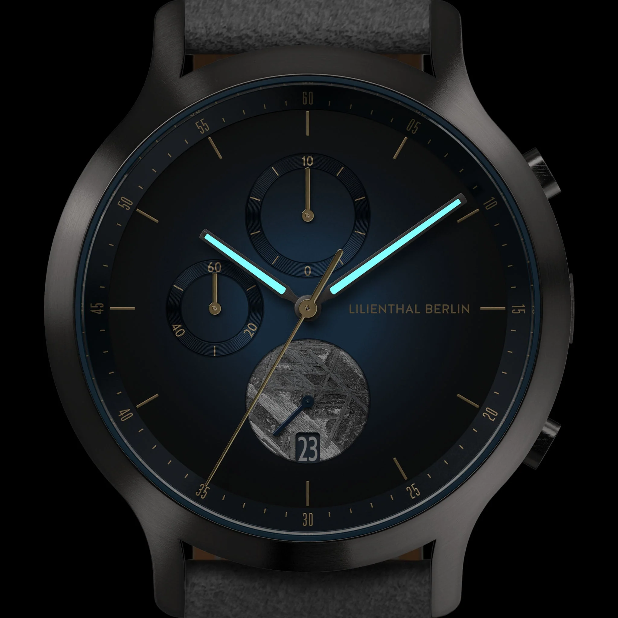 Chronograph Meteorite – Midnight Gold - Image 6
