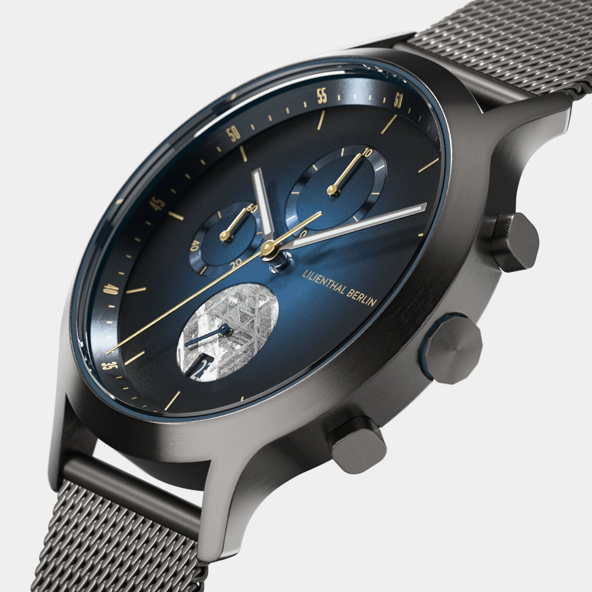 Chronograph Meteorite – Midnight Gold - Image 2
