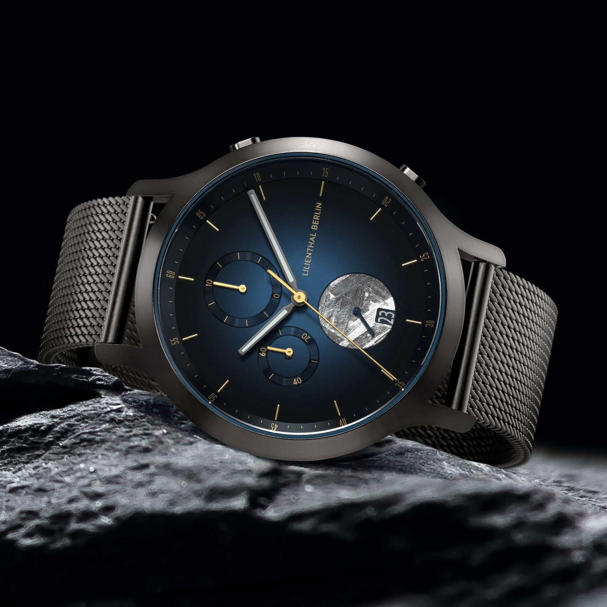 Chronograph Meteorite – Midnight Gold - Image 3