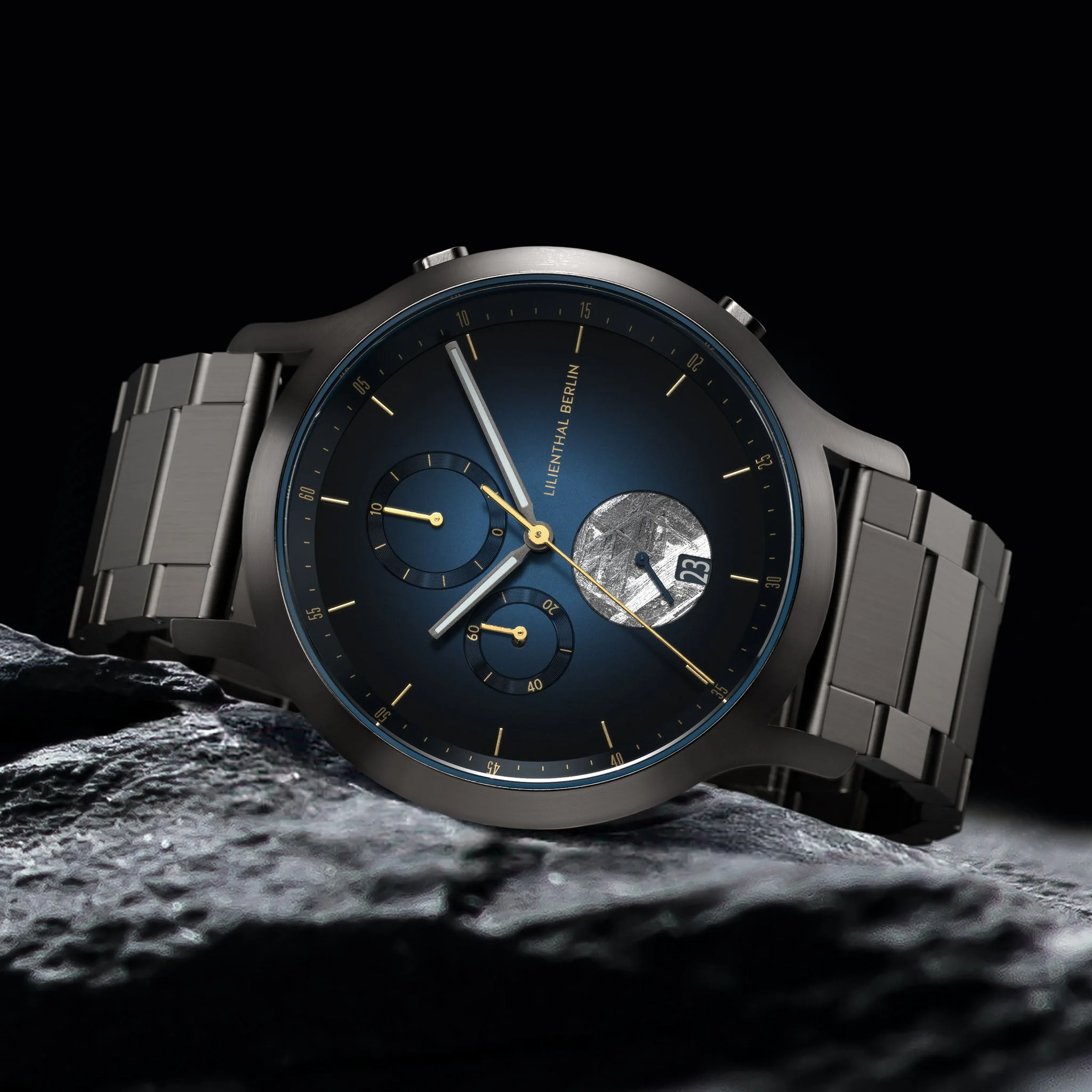 Chronograph Meteorite – Midnight Gold - Image 3
