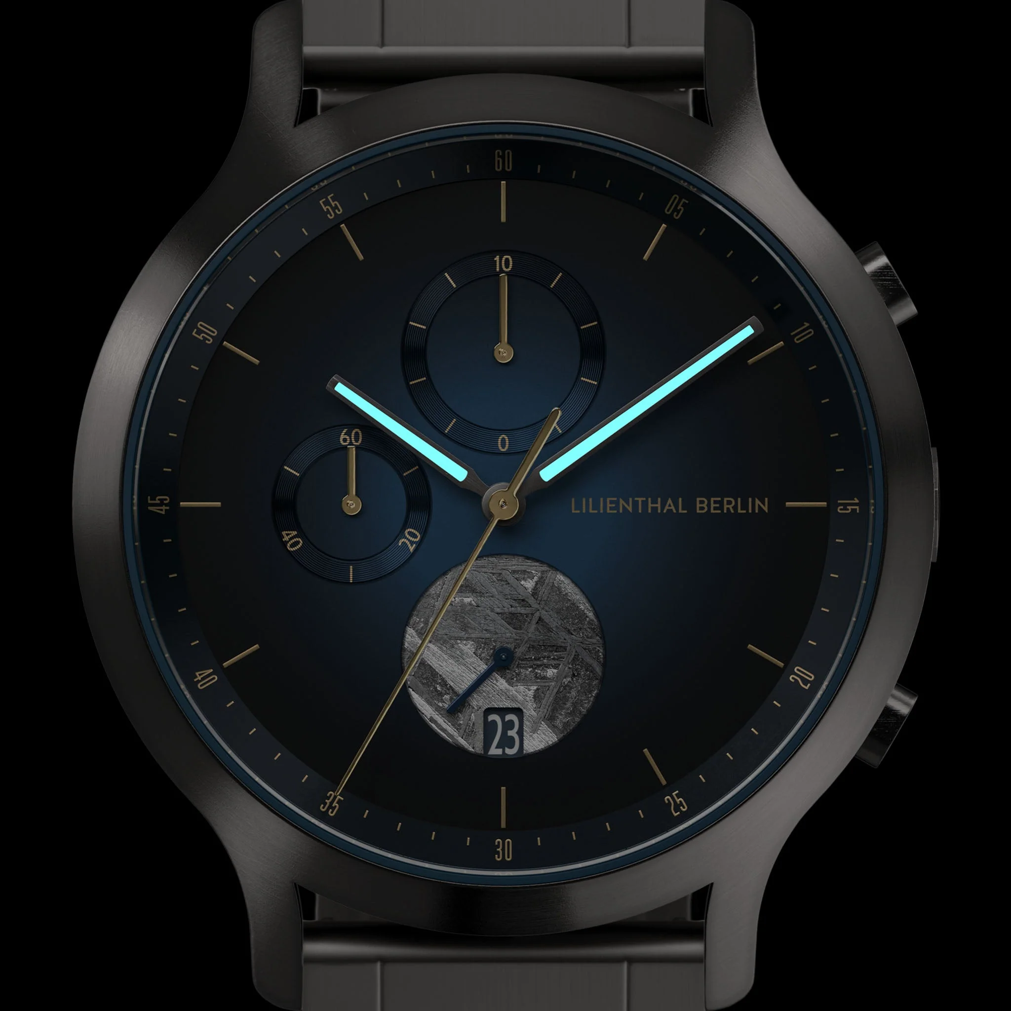 Chronograph Meteorite – Midnight Gold - Image 6