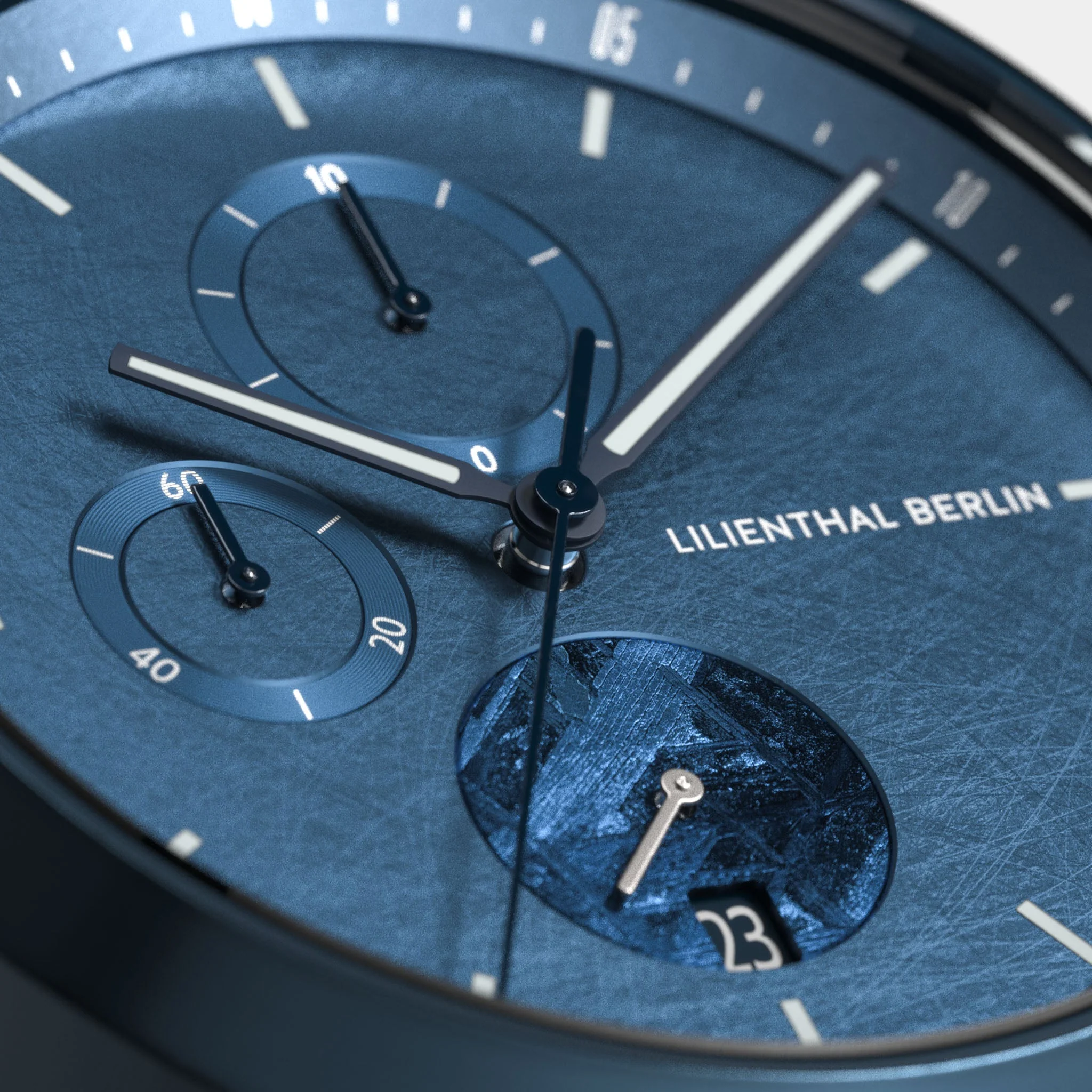 Chronograph Meteorite – Stellar Blue - Image 4