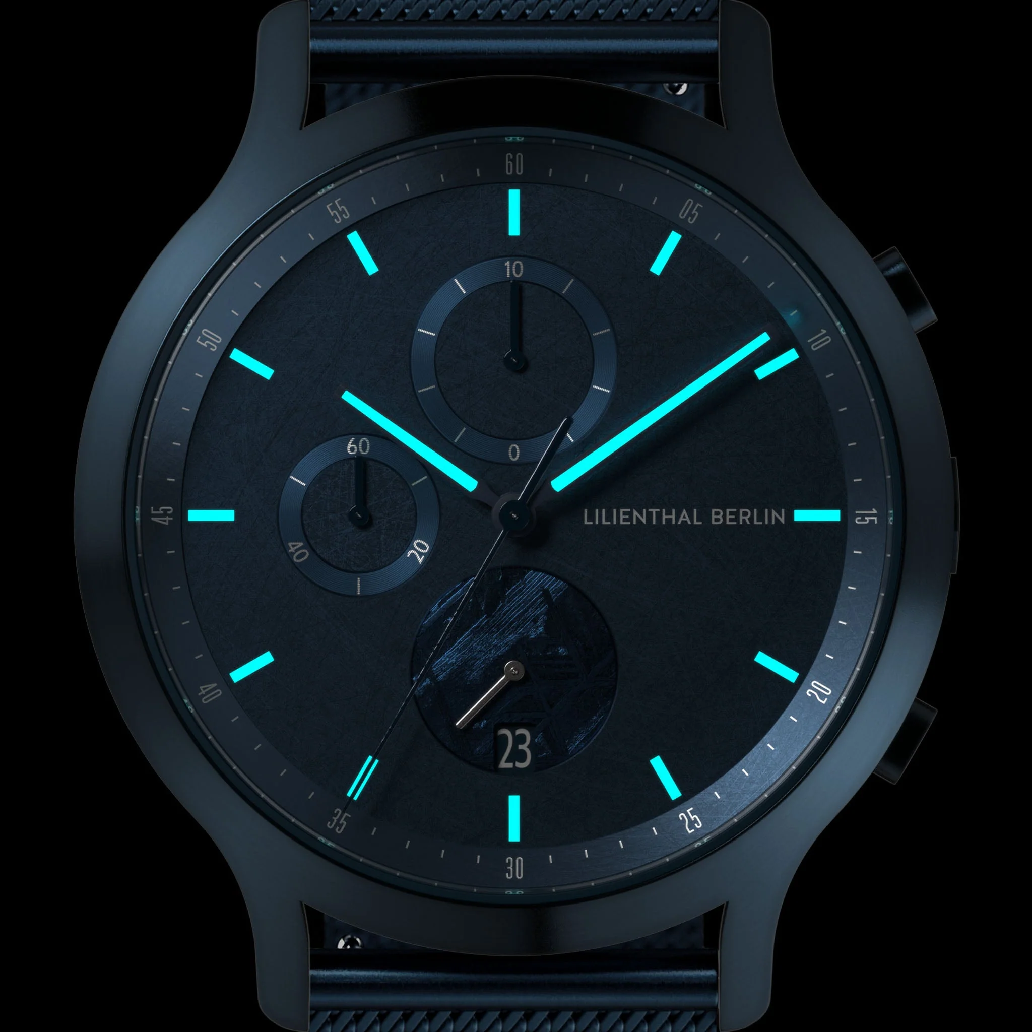 Chronograph Meteorite – Stellar Blue - Image 6