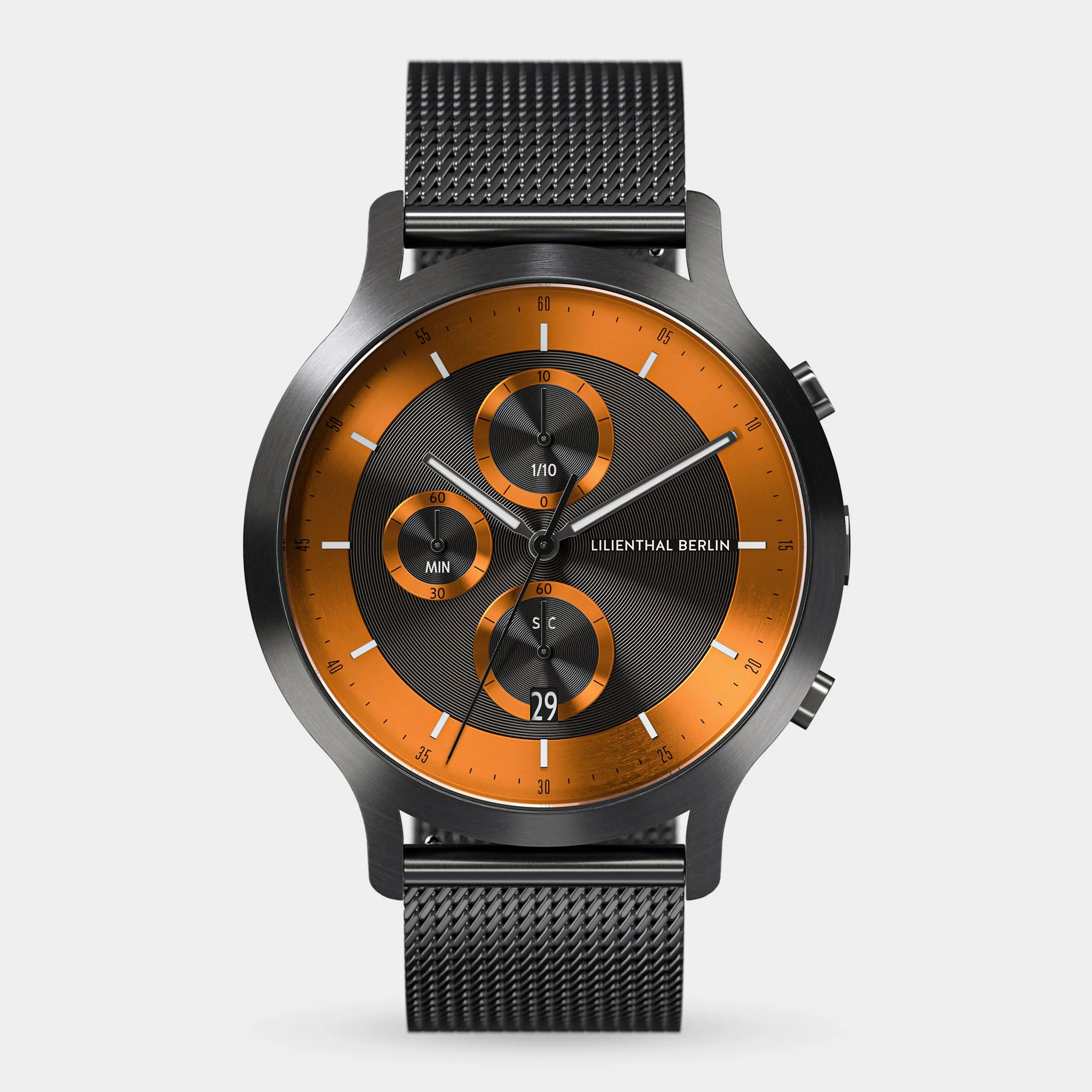Chronograph LP – Dark Silver Orange