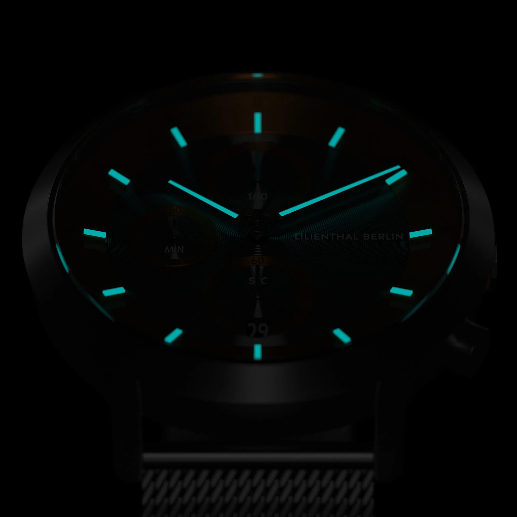 Chronograph LP – Dark Silver Orange - Image 5