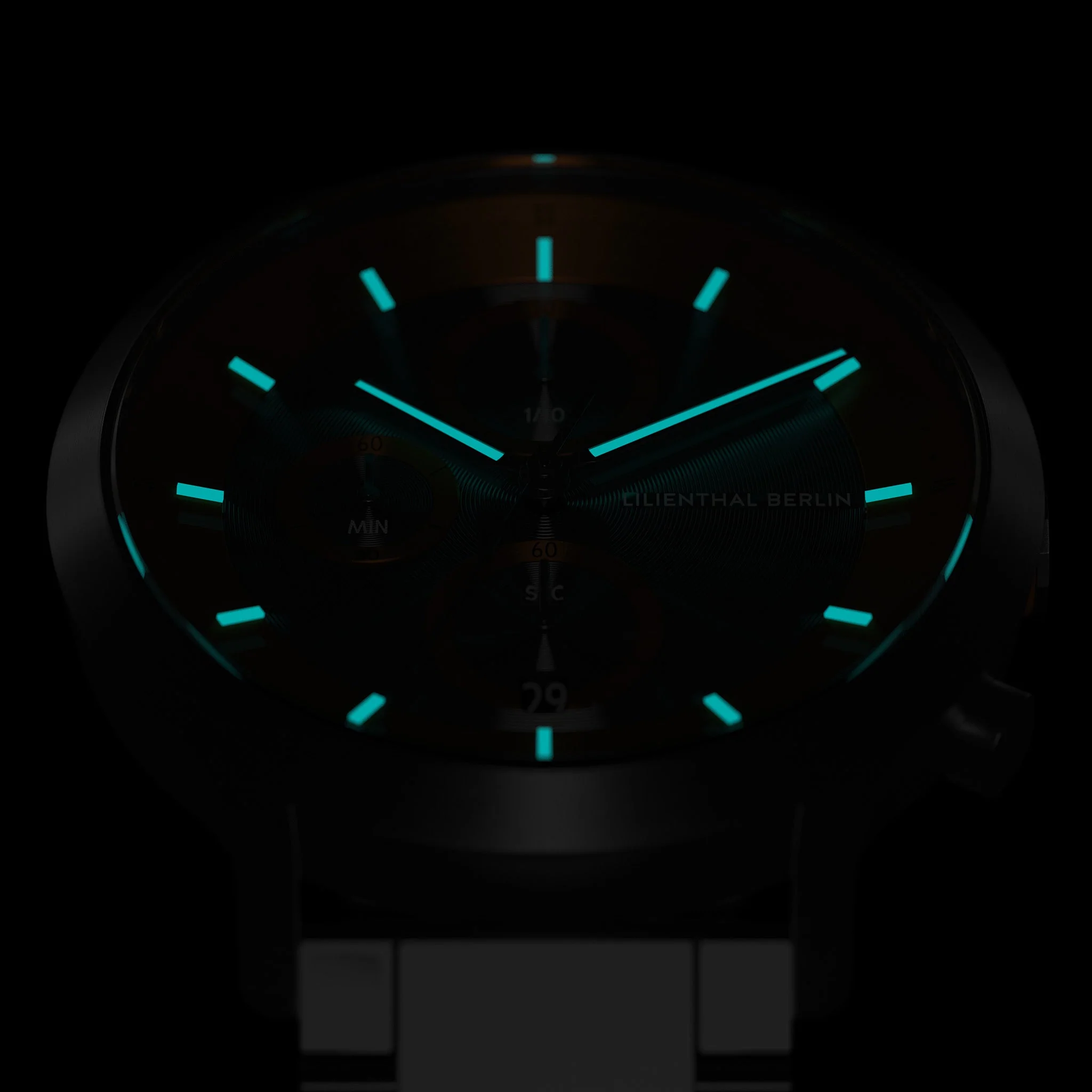 Chronograph LP – Dark Silver Orange - Image 4