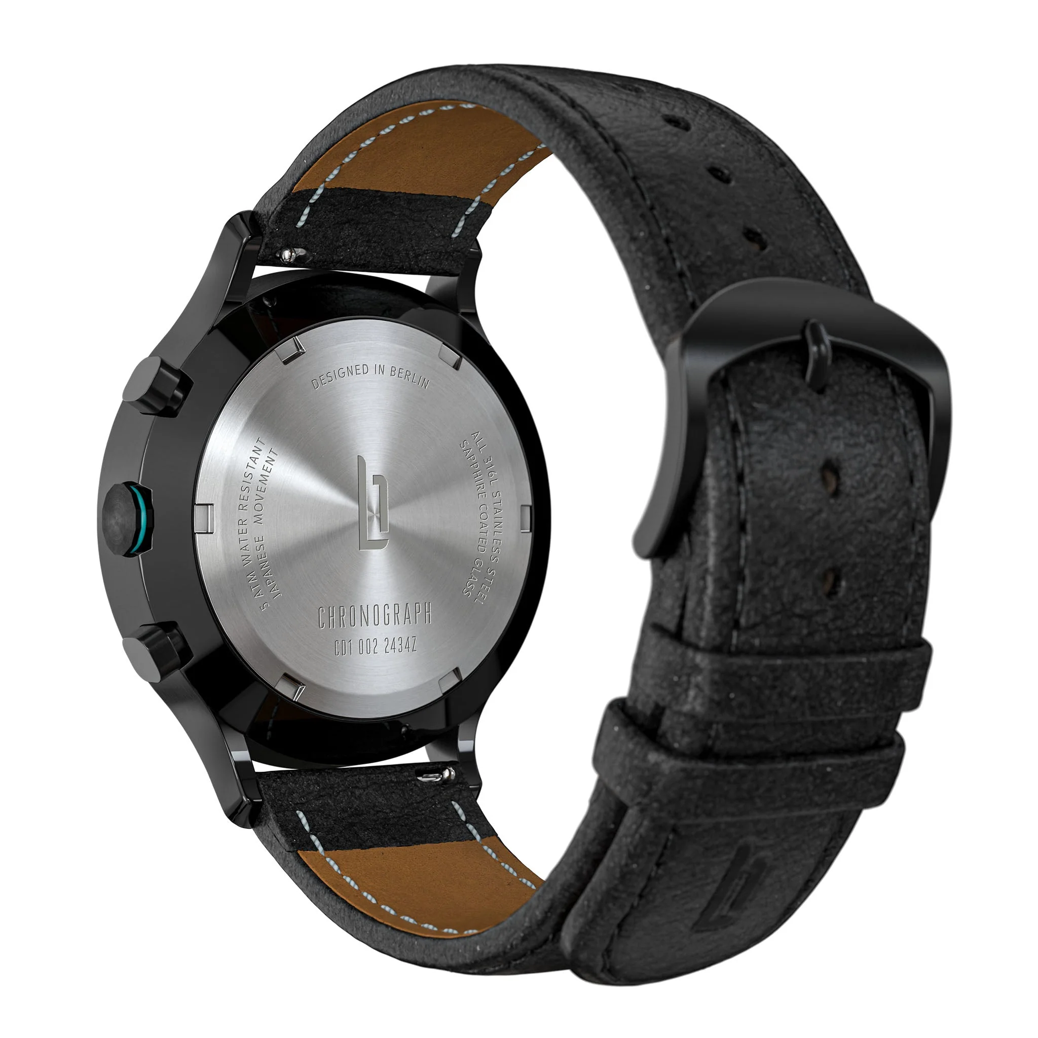 Chronograph LP – Black Cyan - Image 4