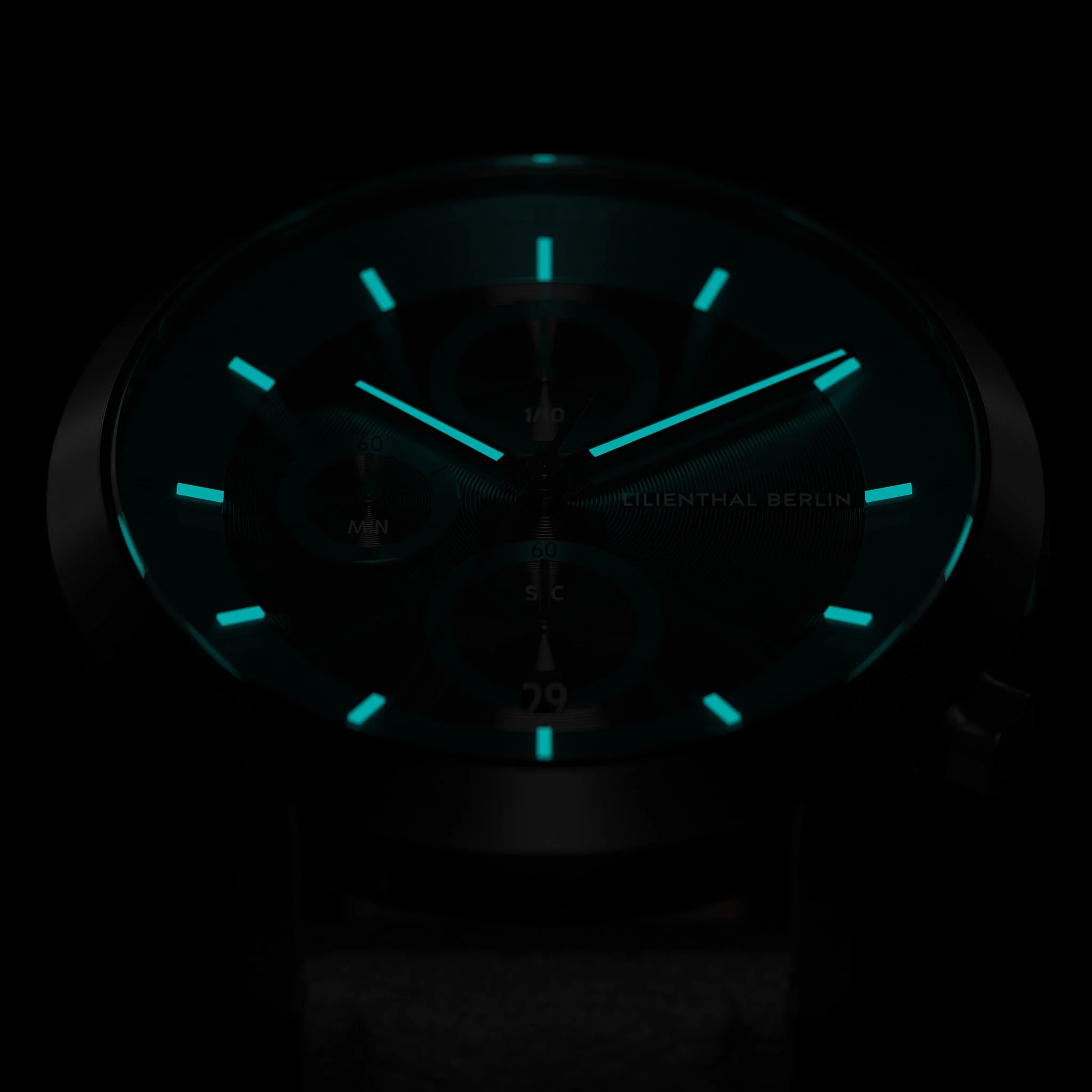 Chronograph LP – Black Cyan - Image 5