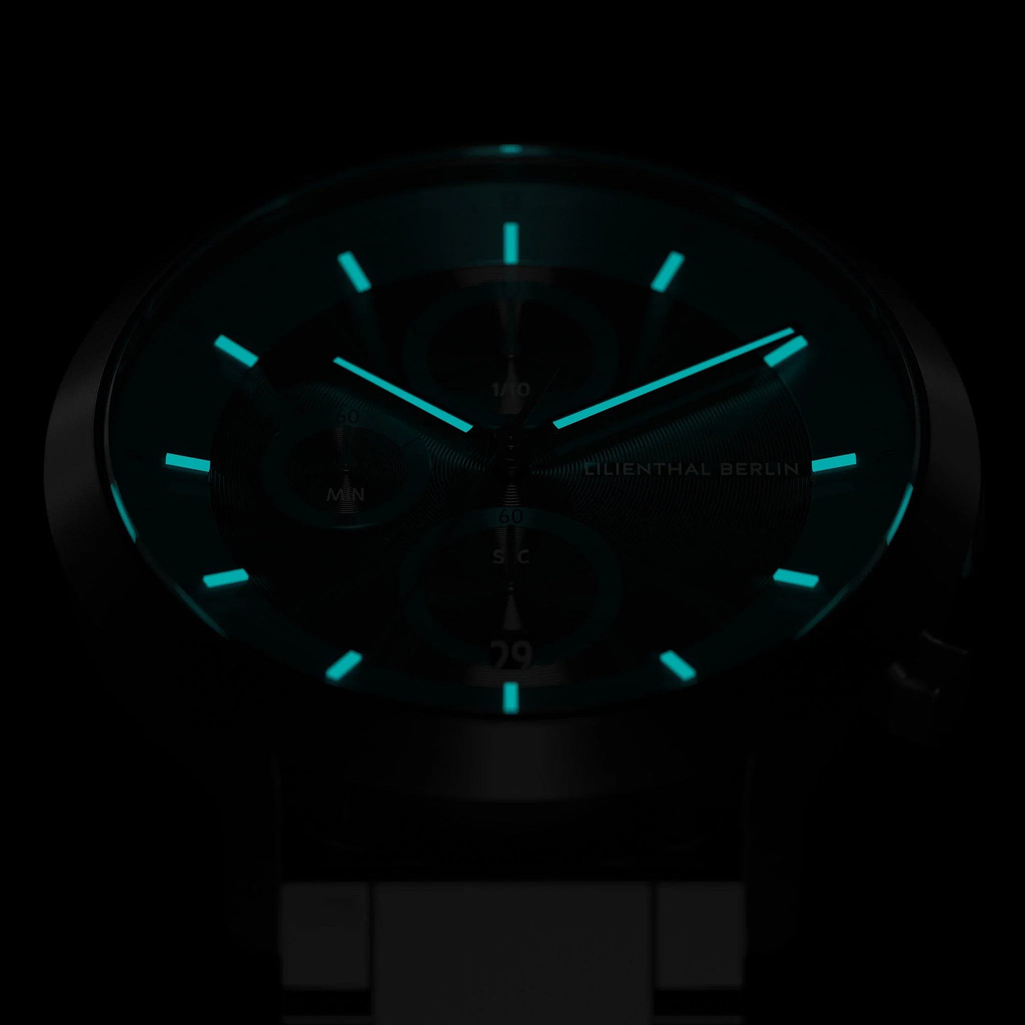 Chronograph LP – Black Cyan - Image 5