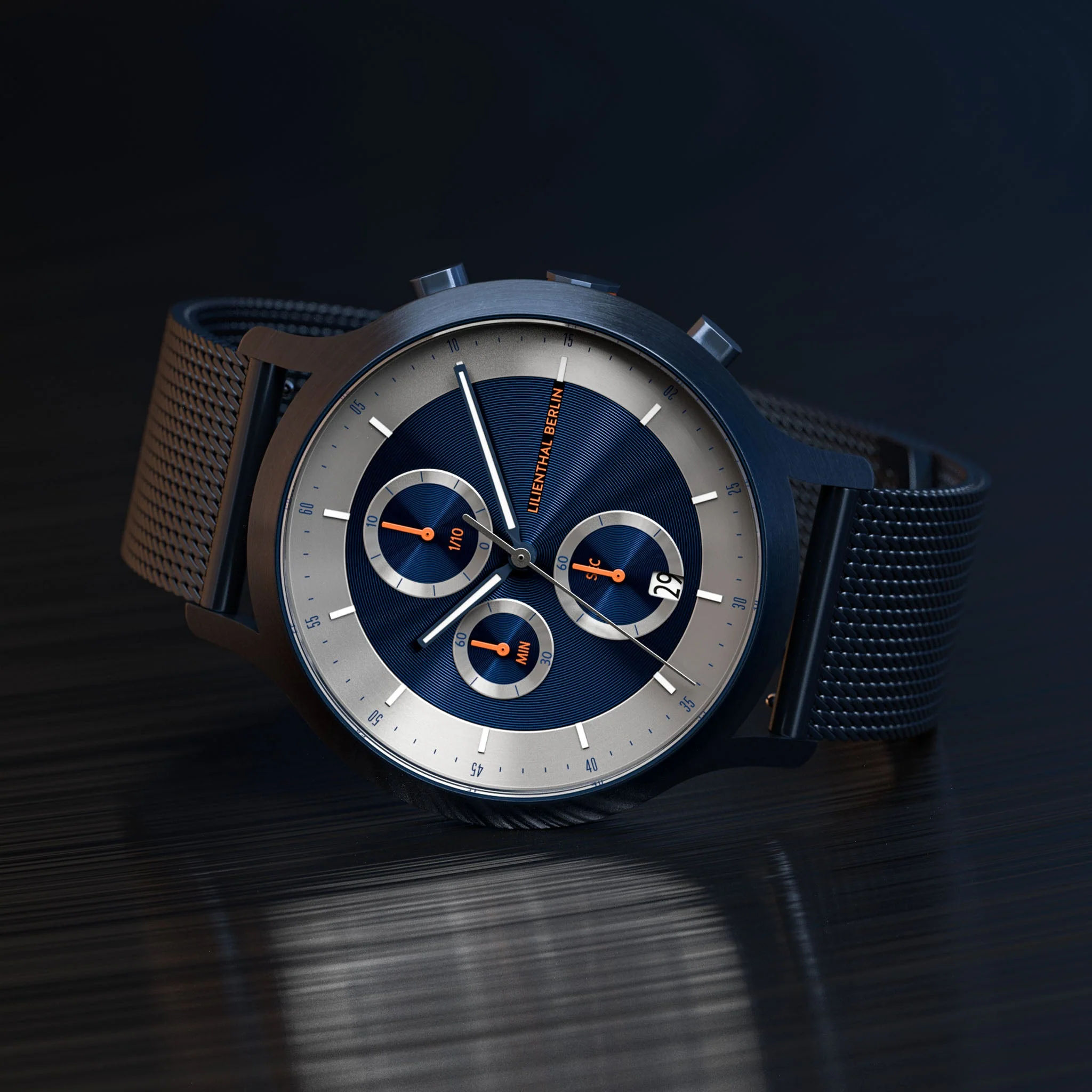 Chronograph LP – Blue Silver - Image 2
