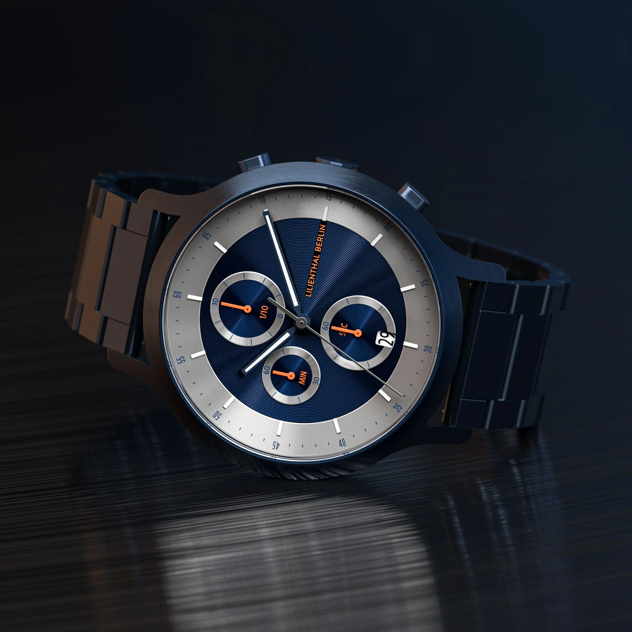 Chronograph LP – Blue Silver - Image 2