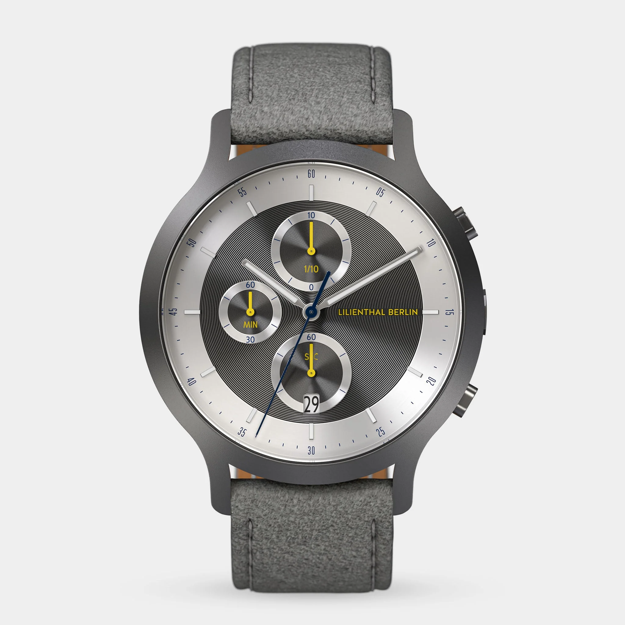 Chronograph LP – Dark Silver White