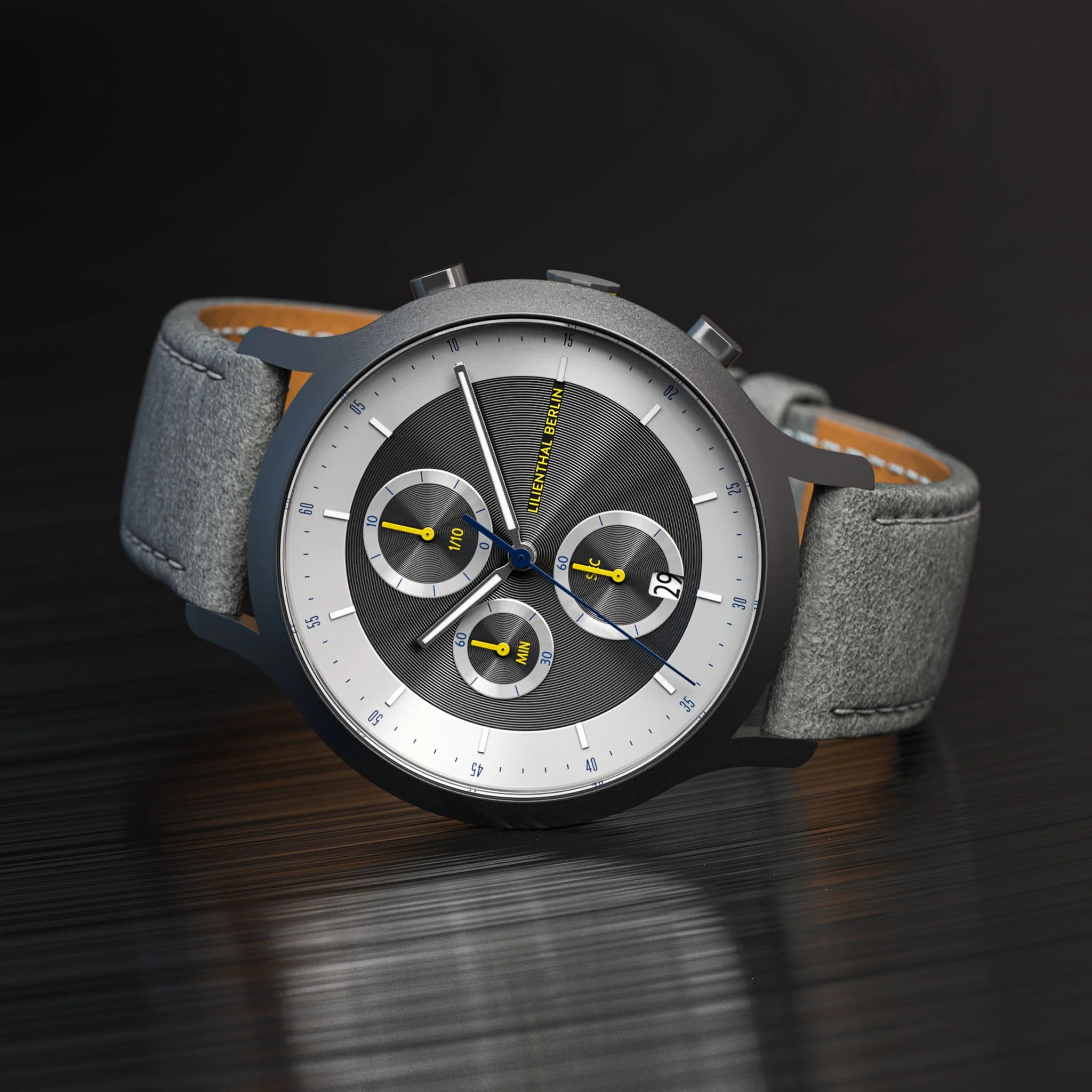 Chronograph LP – Dark Silver White - Image 2