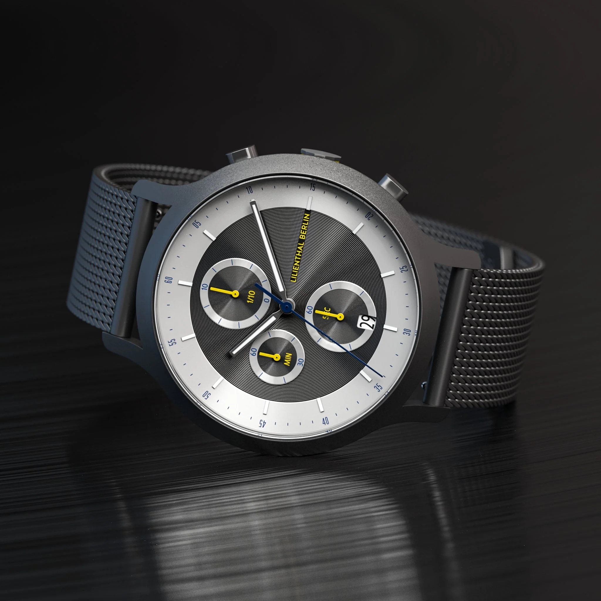 Chronograph LP – Dark Silver White - Image 2