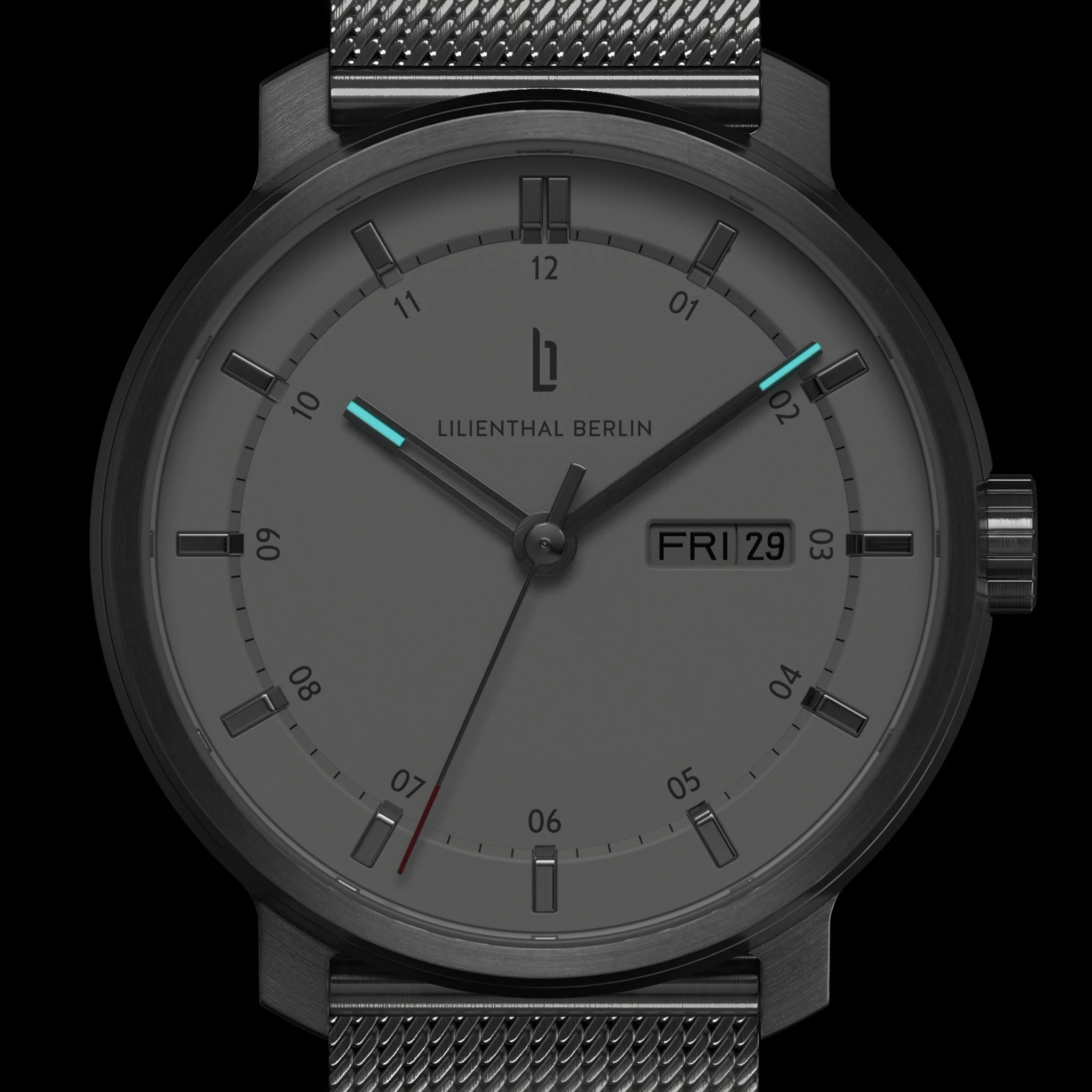 Neolux Day Date – Silver White - Image 5