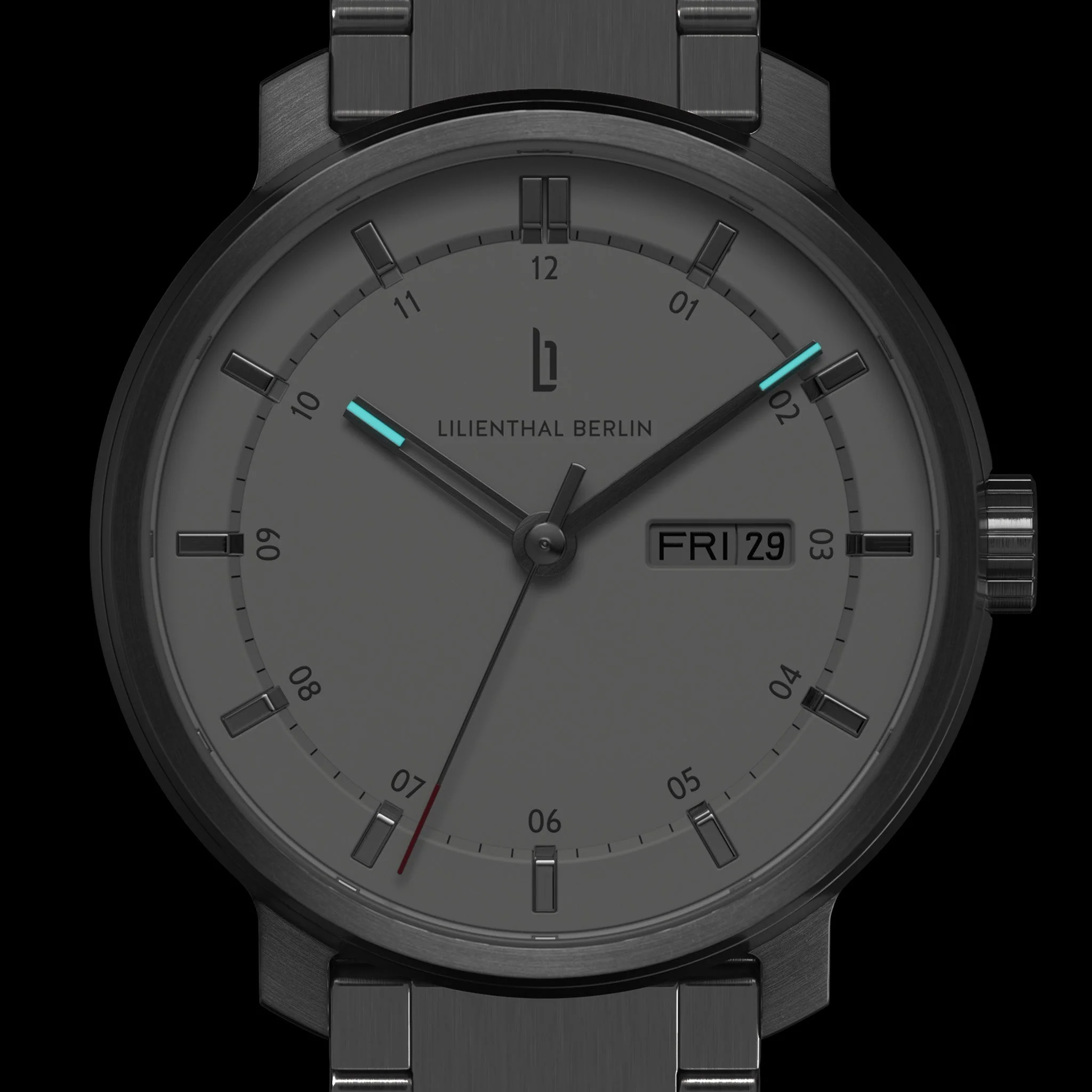 Neolux Day Date – Silver White - Image 4