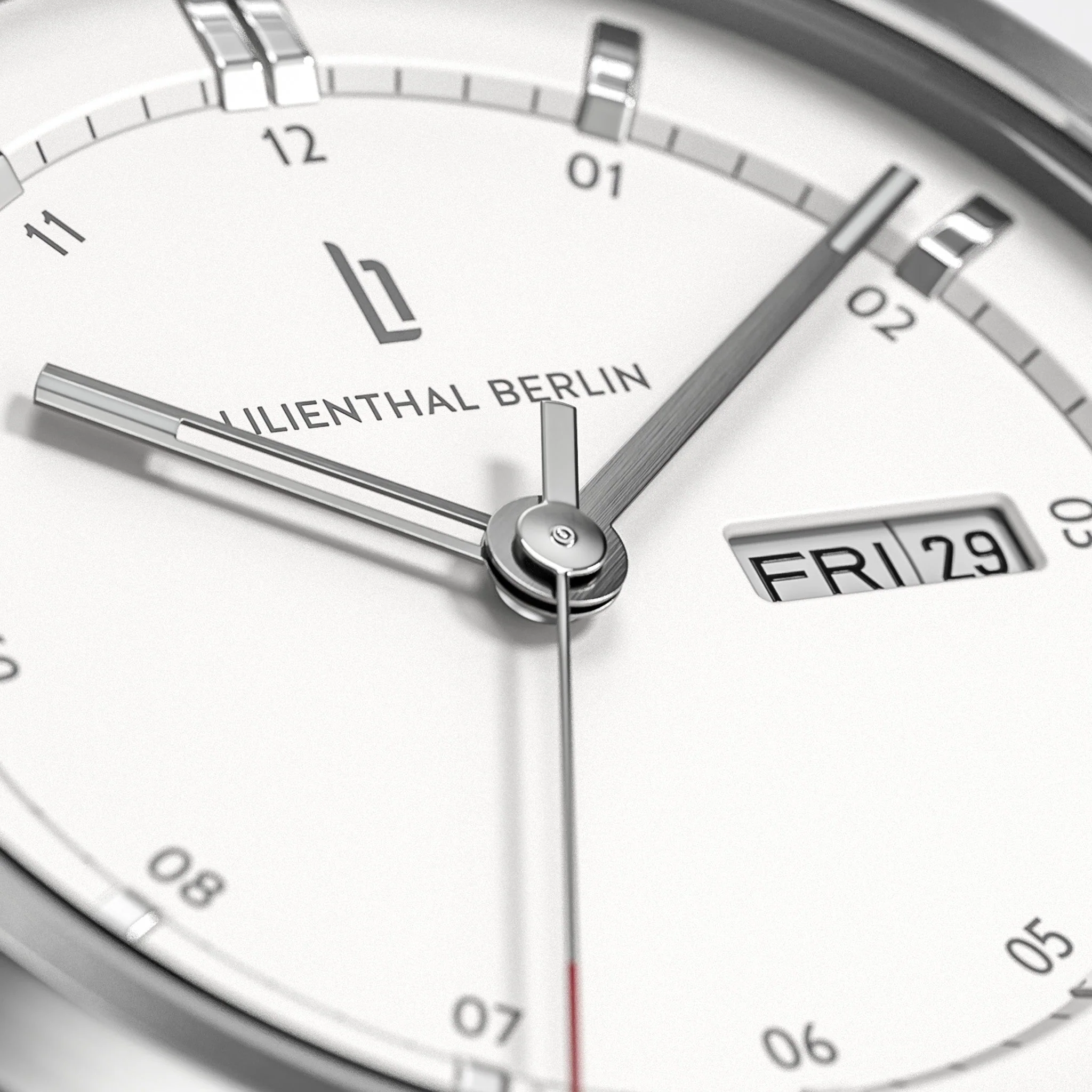 Neolux Day Date – Silver White - Image 3