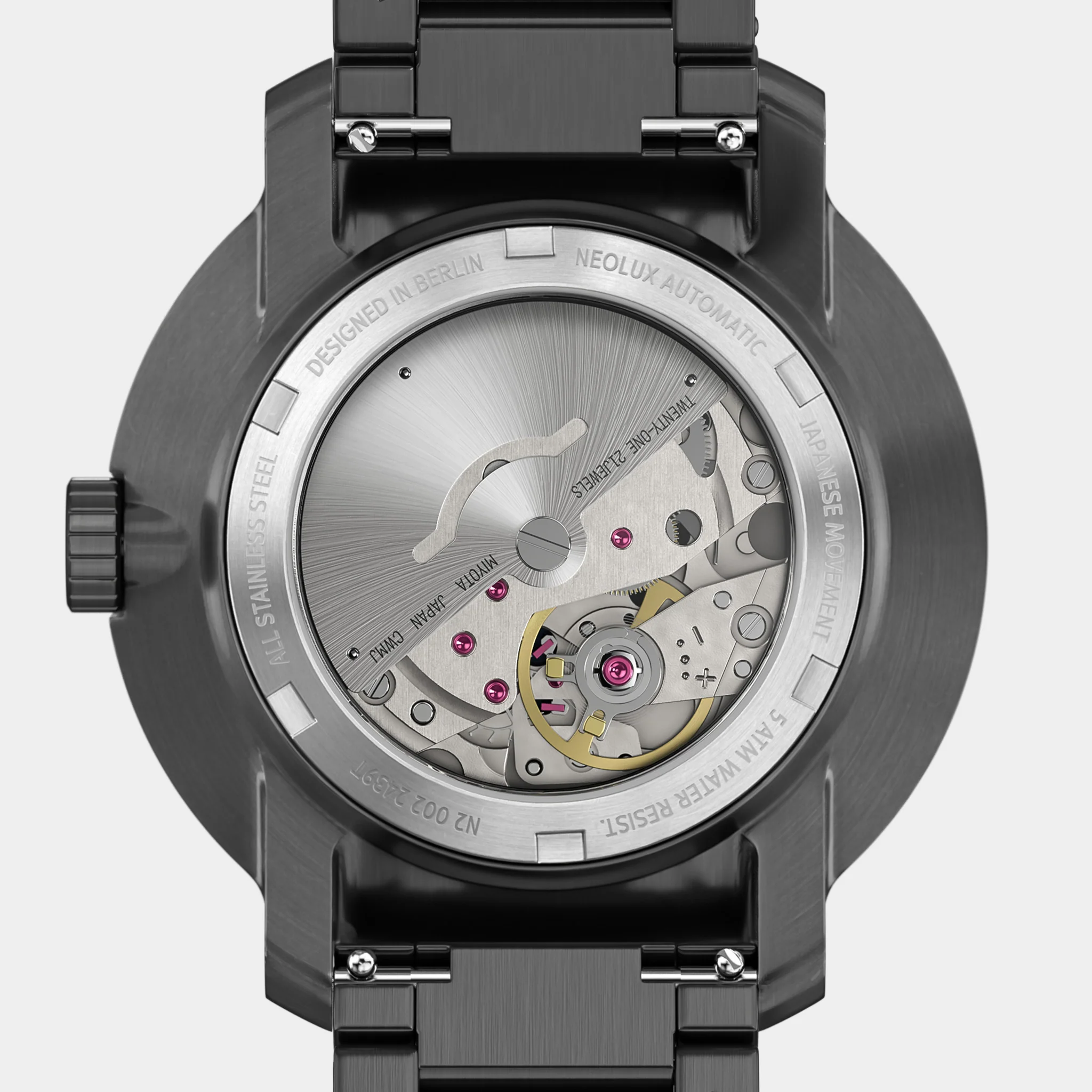 Neolux Day Date – Dark Silver Blue - Image 7