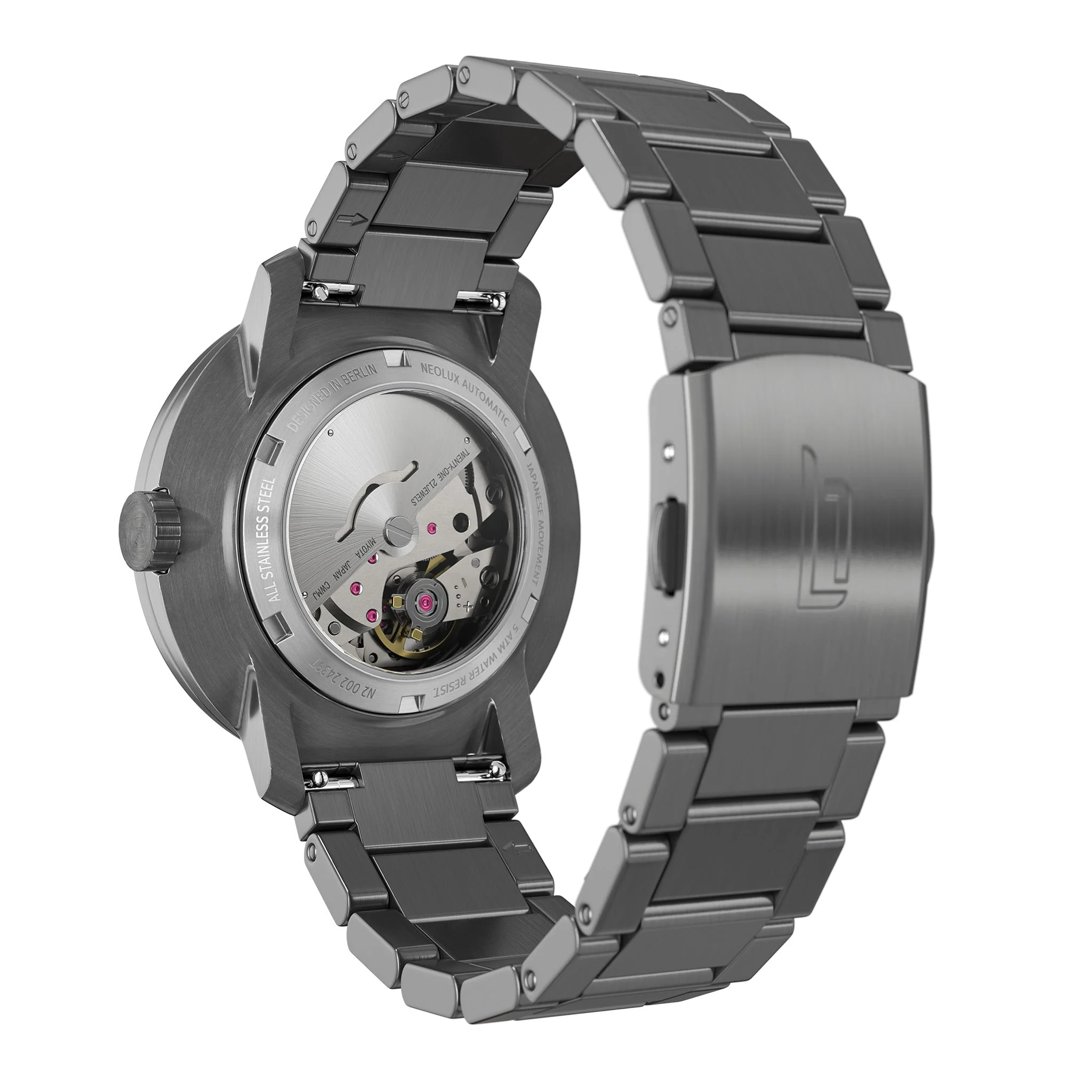Neolux Day Date – Dark Silver Blue - Image 8