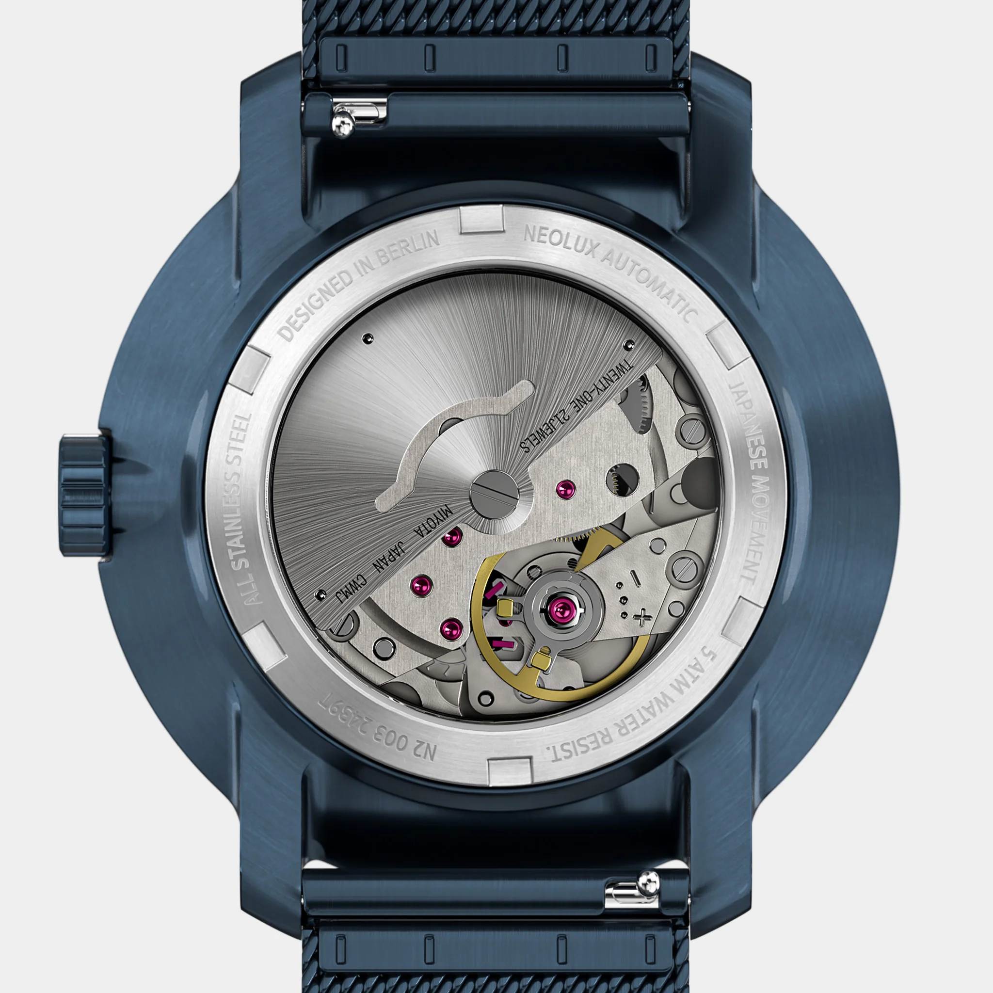 Neolux Day Date – Blue Rose Gold - Image 7