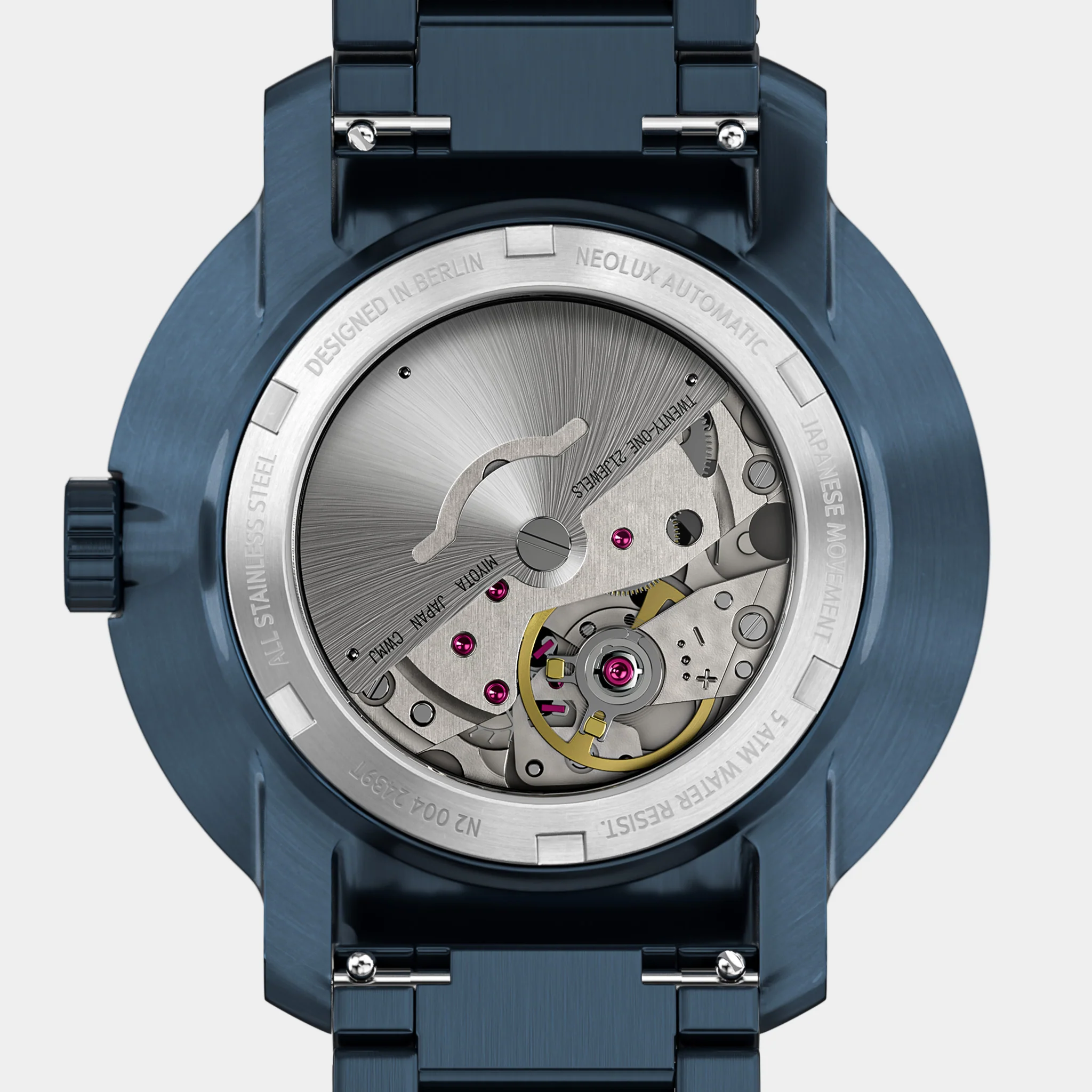 Neolux Day Date – Blue Rose Gold - Image 7