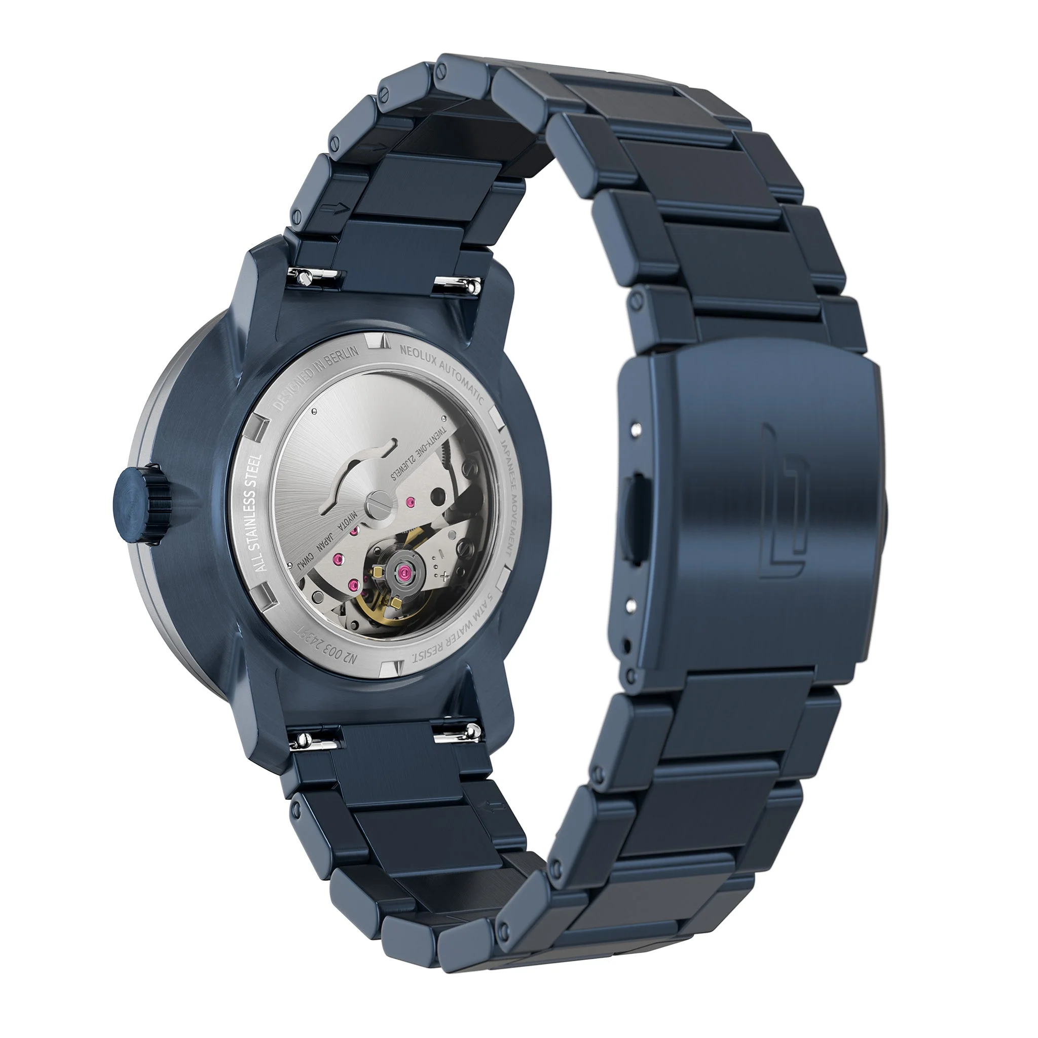Neolux Day Date – Blue Rose Gold - Image 8