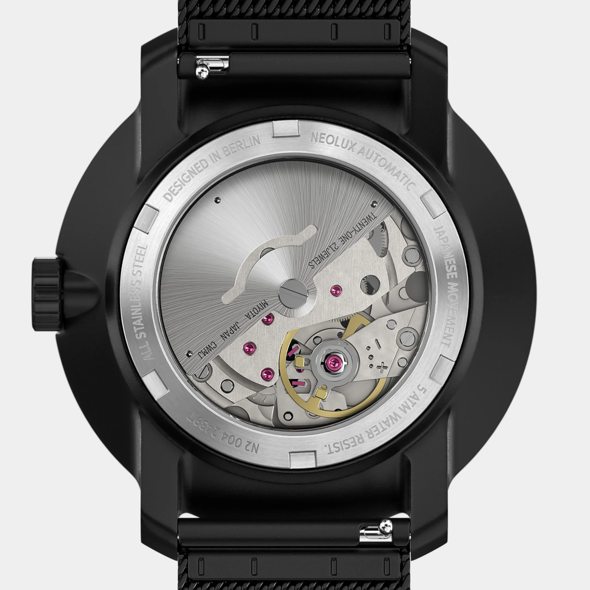 Neolux Day Date – Black Blue - Image 7
