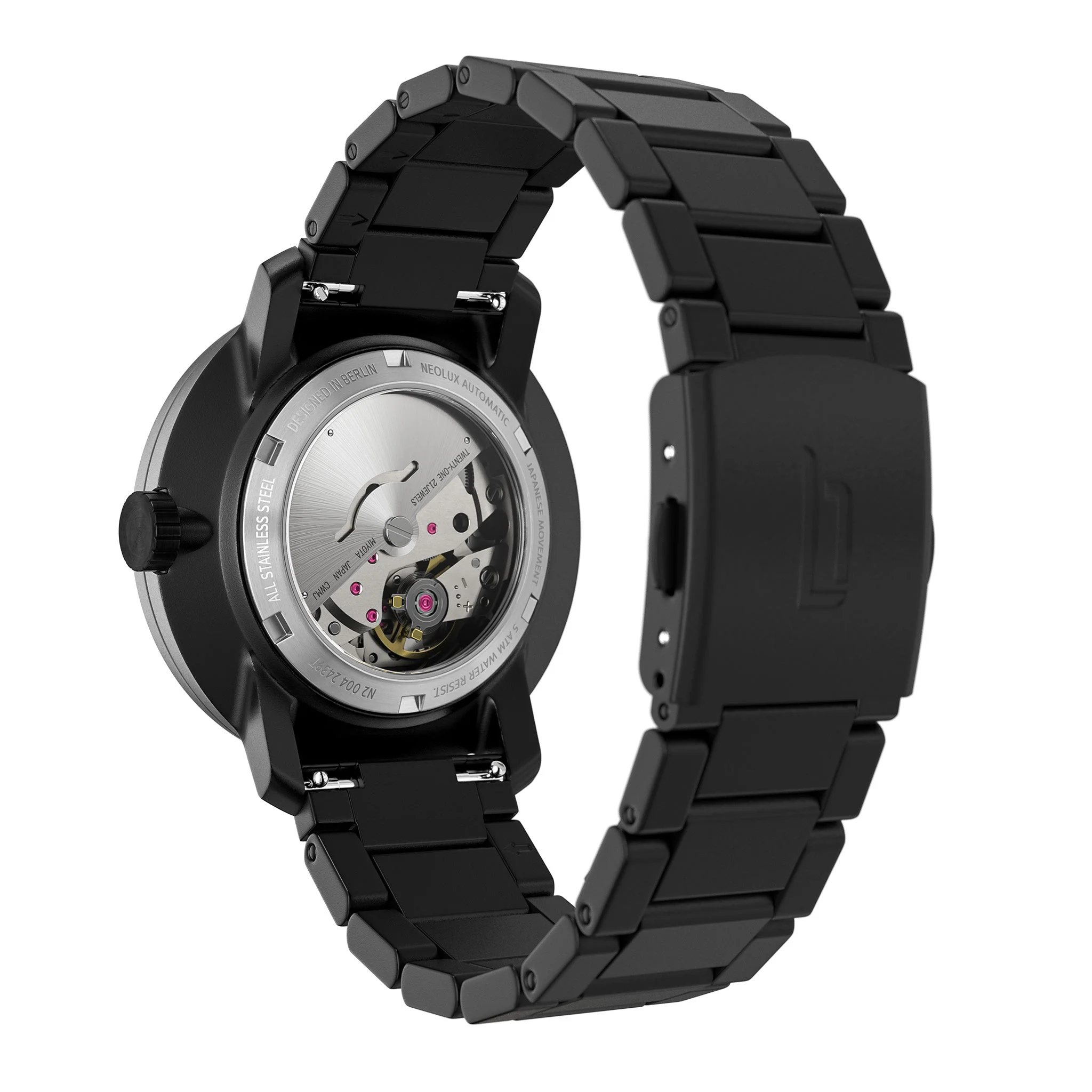 Neolux Day Date – Black Blue - Image 8