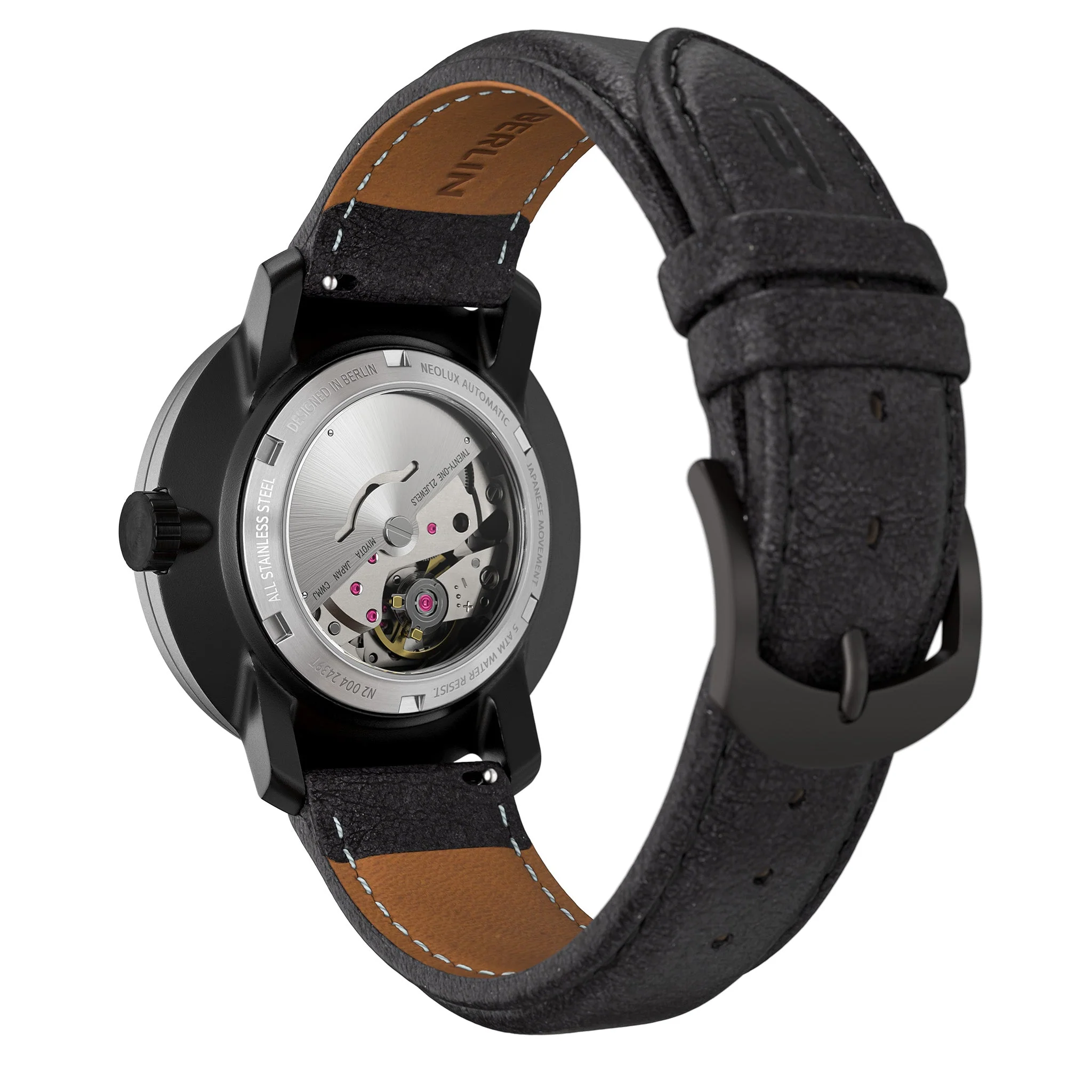 Neolux Day Date – Black Blue - Image 8
