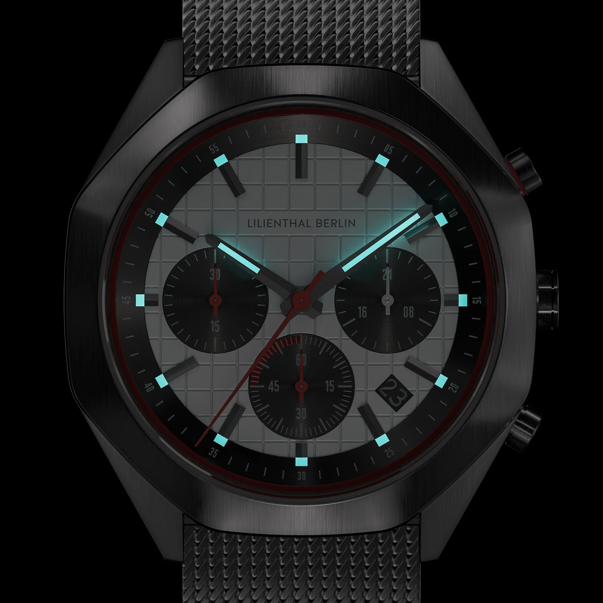 Octachrono – Silver Red - Image 5